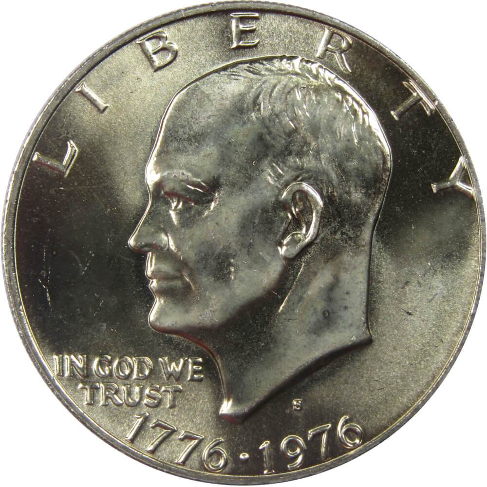1972 S Eisenhower Dollar BU Uncirculated Mint State 40/% Silver IKE $1 Coin