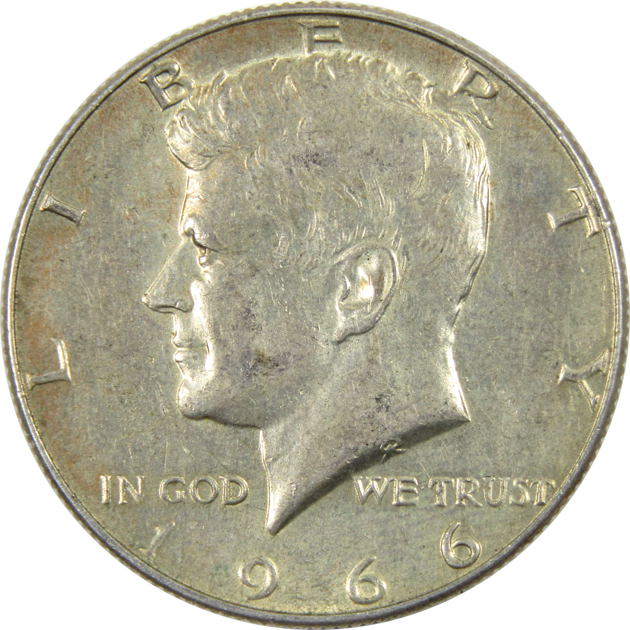 1966 Kennedy Half Dollar Circulated Silver Clad 50c Coin