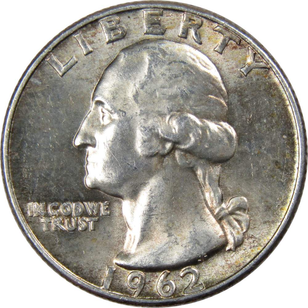 1962 D 25c Washington Silver Quarter US Coin Average Circulated EBay