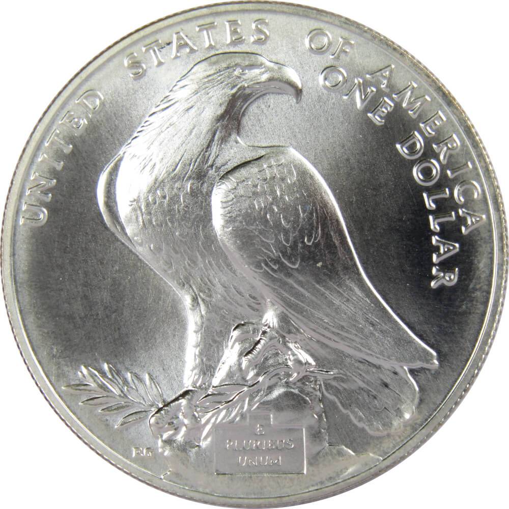 1984 P $1 LA Olympiad Coliseum Commemorative Silver Dollar Choice Uncirculated