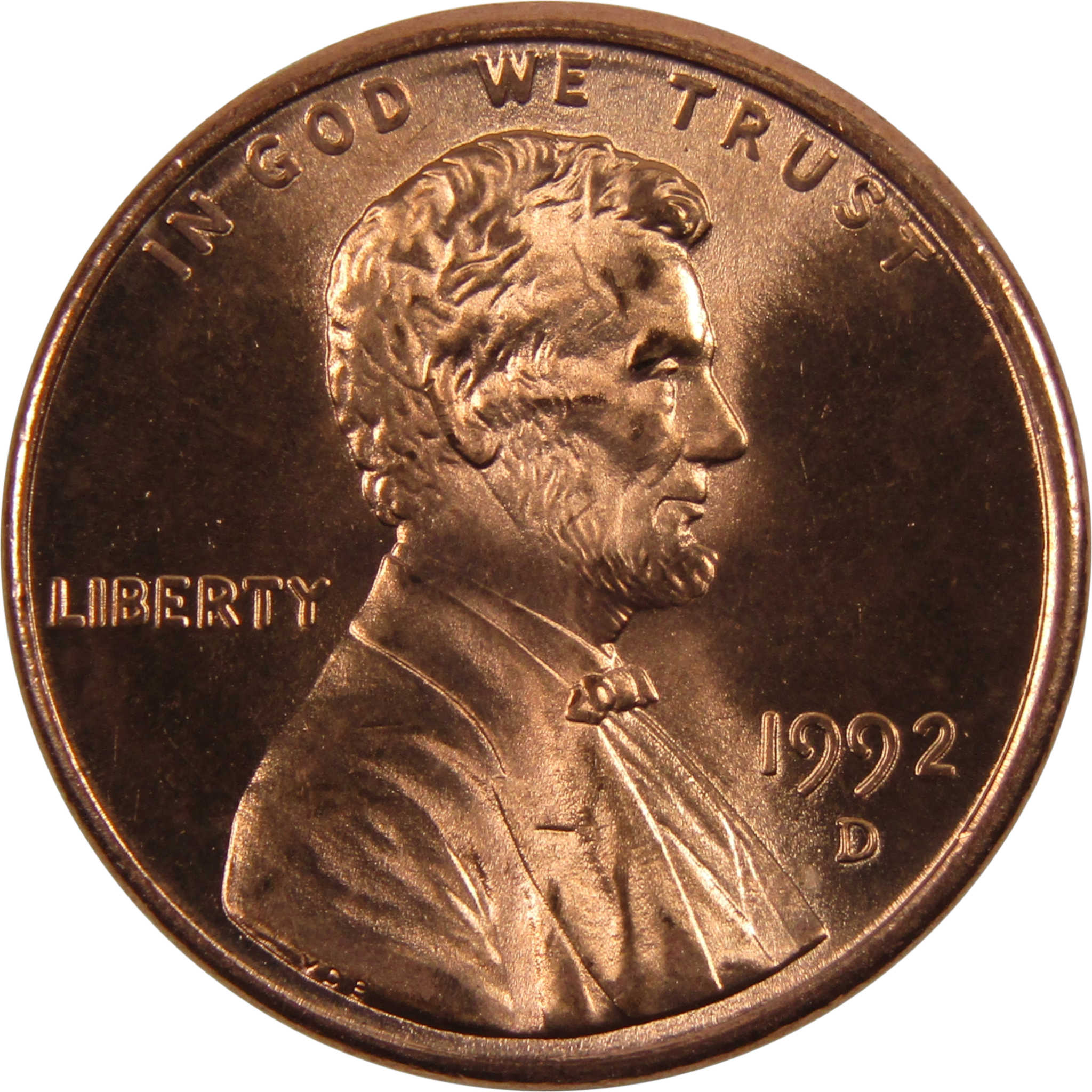 1992-D 1C RD リンカーン メモリアル 1セント 1992 D Lincoln Memorial Cent BU Uncirculated Penny 1c Coin | eBay