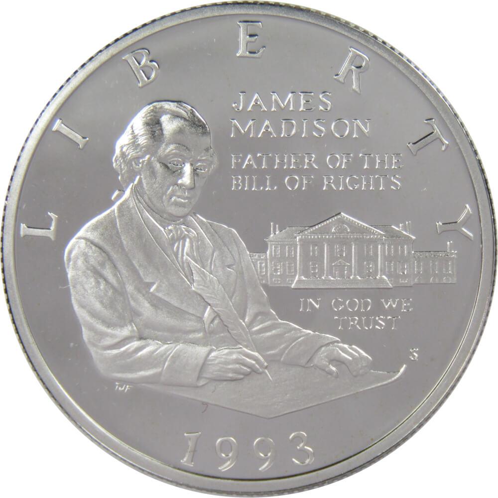 1993 S Bill of Rights Commemorative Silver Half Dollar Proof 50c