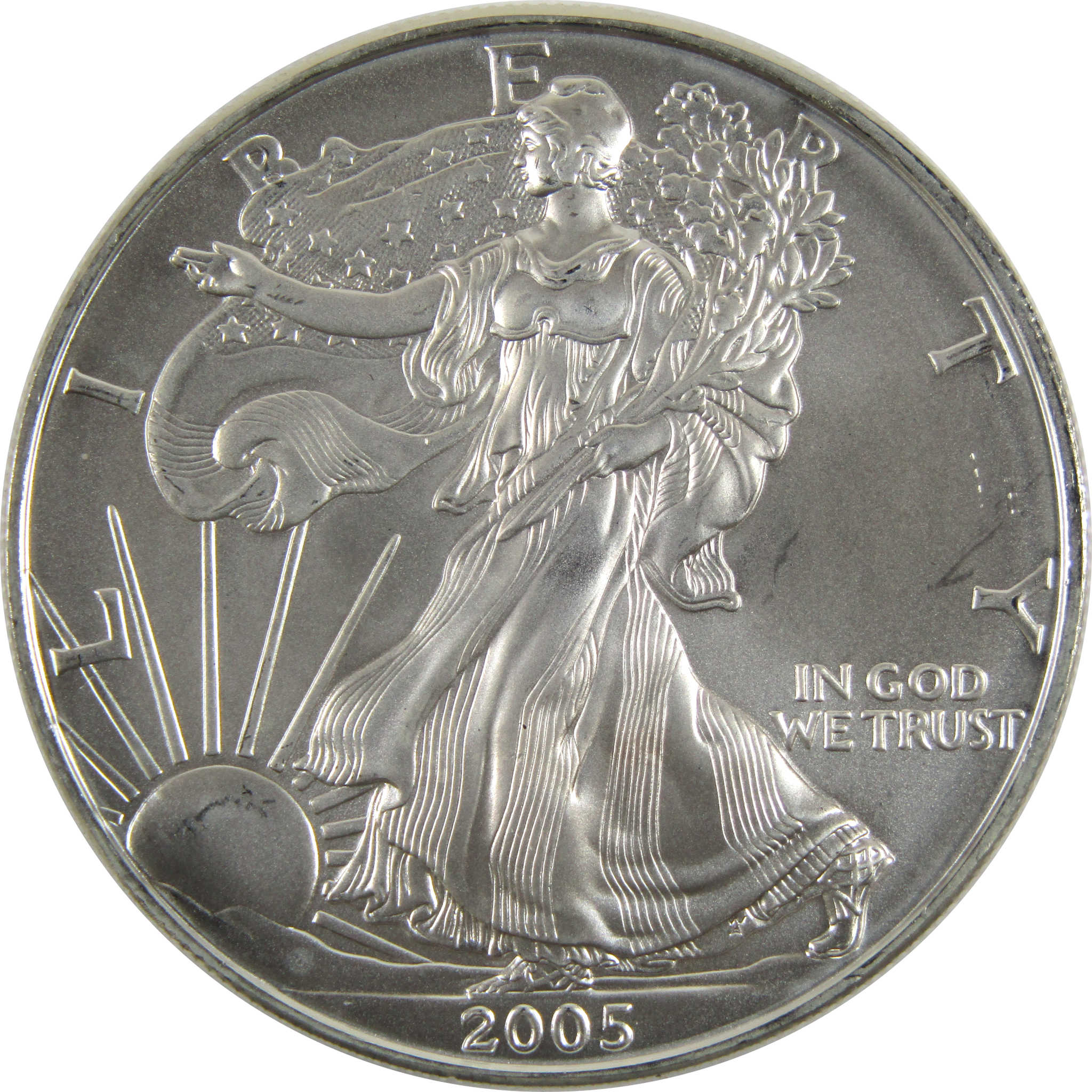 2005 American Silver Eagle BU Brilliant Uncirculated Bullion