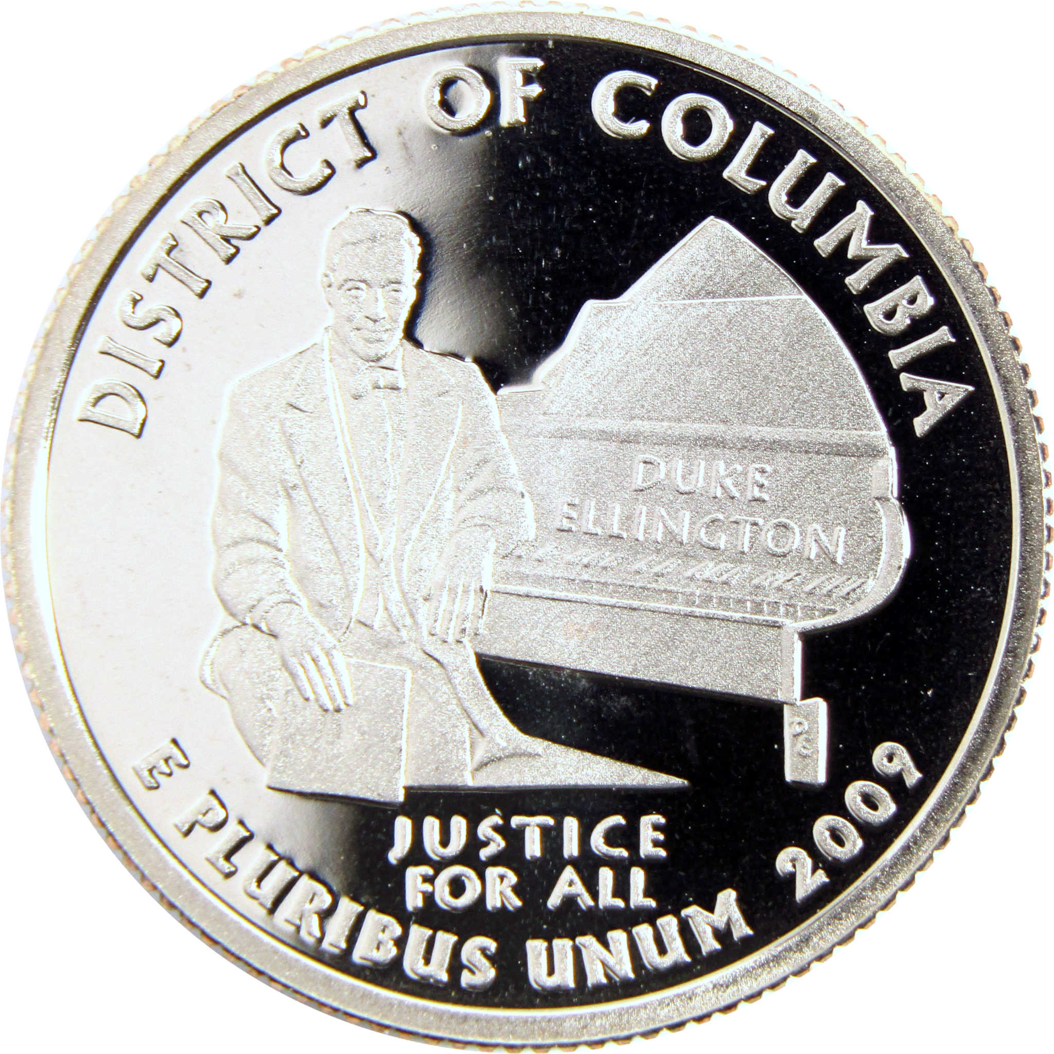 2009 S District of Columbia DC & US Territories Quarter Clad 25c 