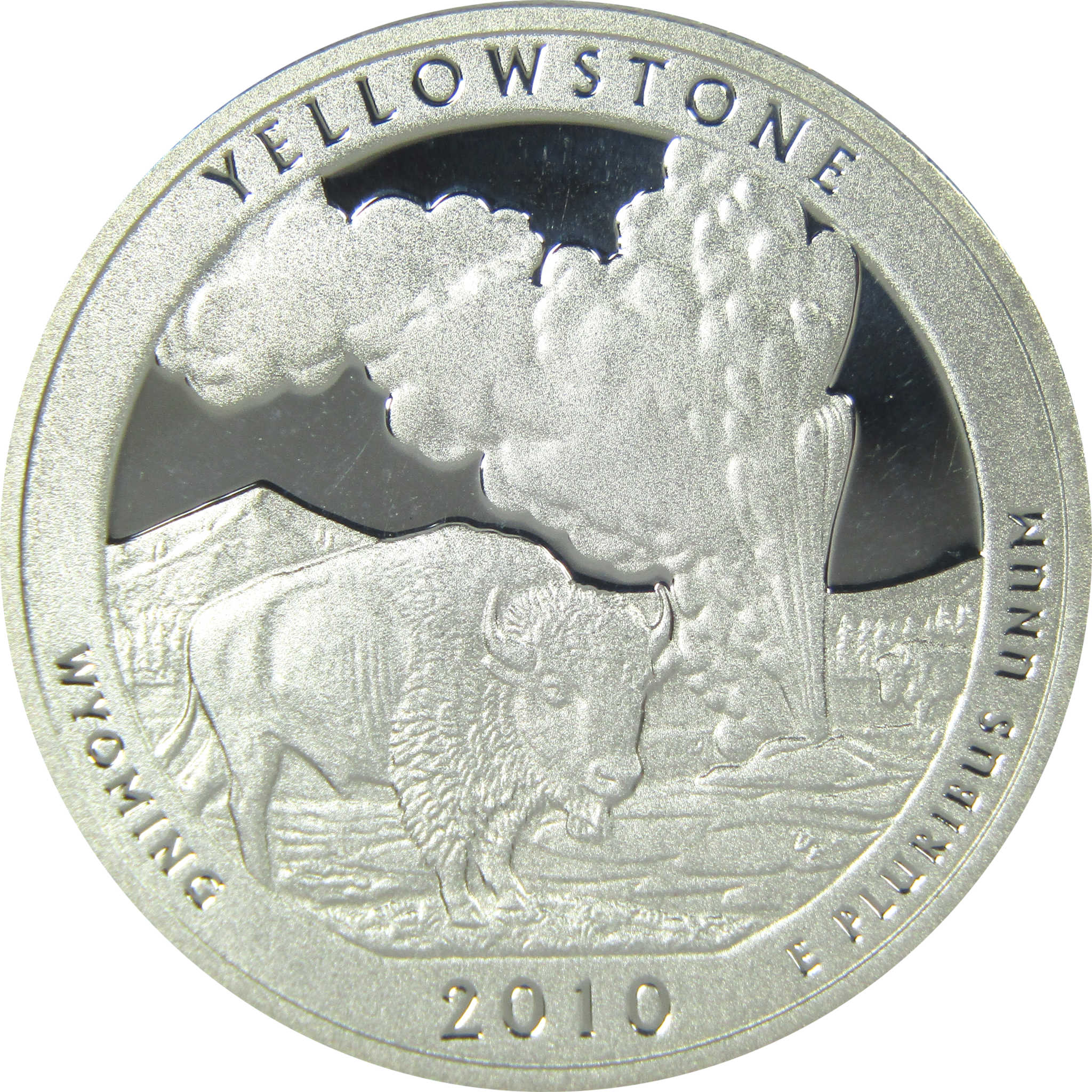 2010 S Yellowstone National Park Quarter Choice Proof Silver