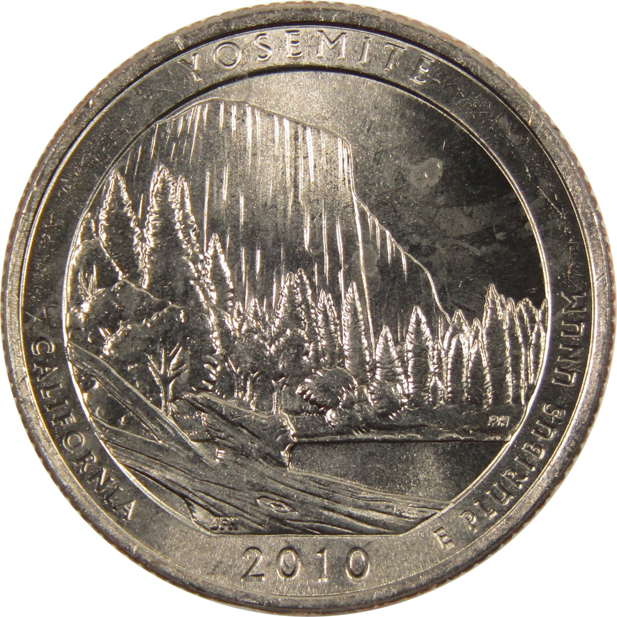2010 P Yosemite National Park Quarter BU Uncirculated Clad 25c