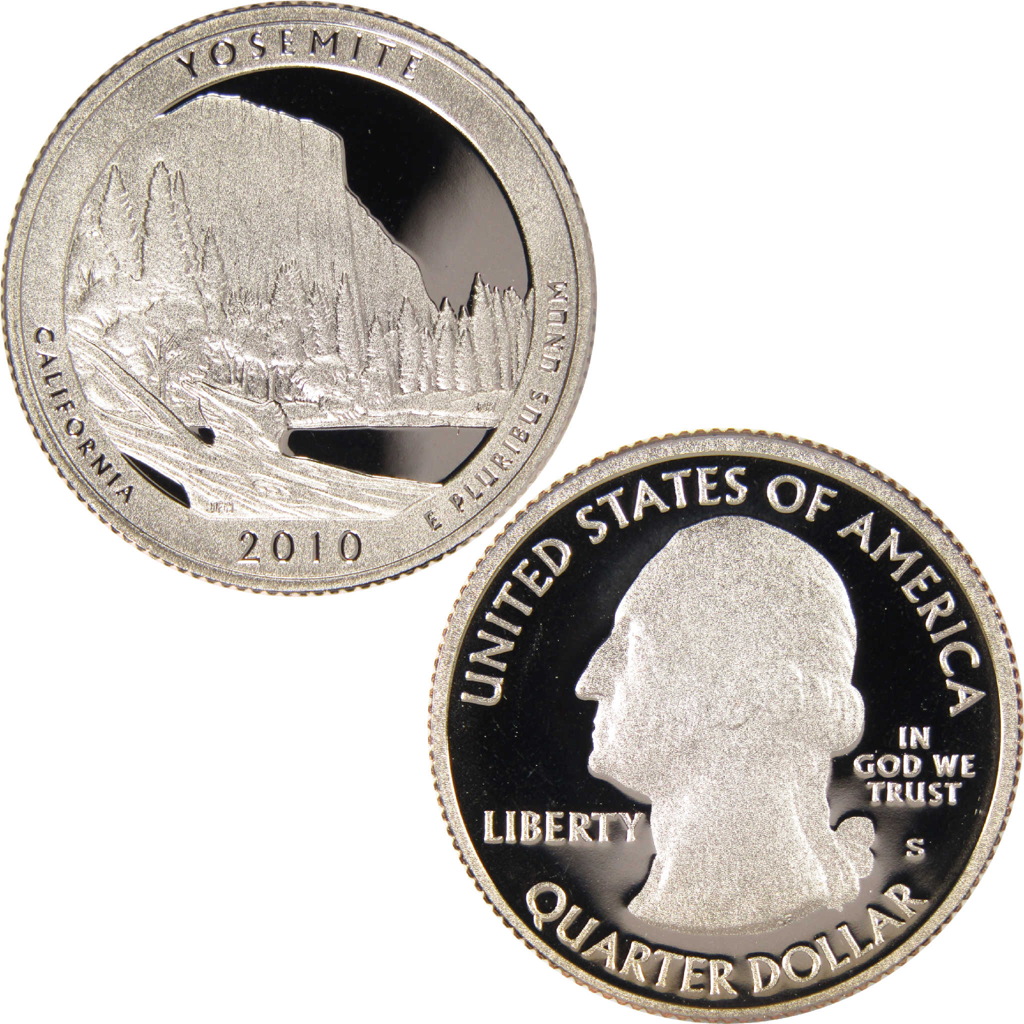 2010 S Yosemite National Park Quarter Clad 25c Proof Coin | eBay