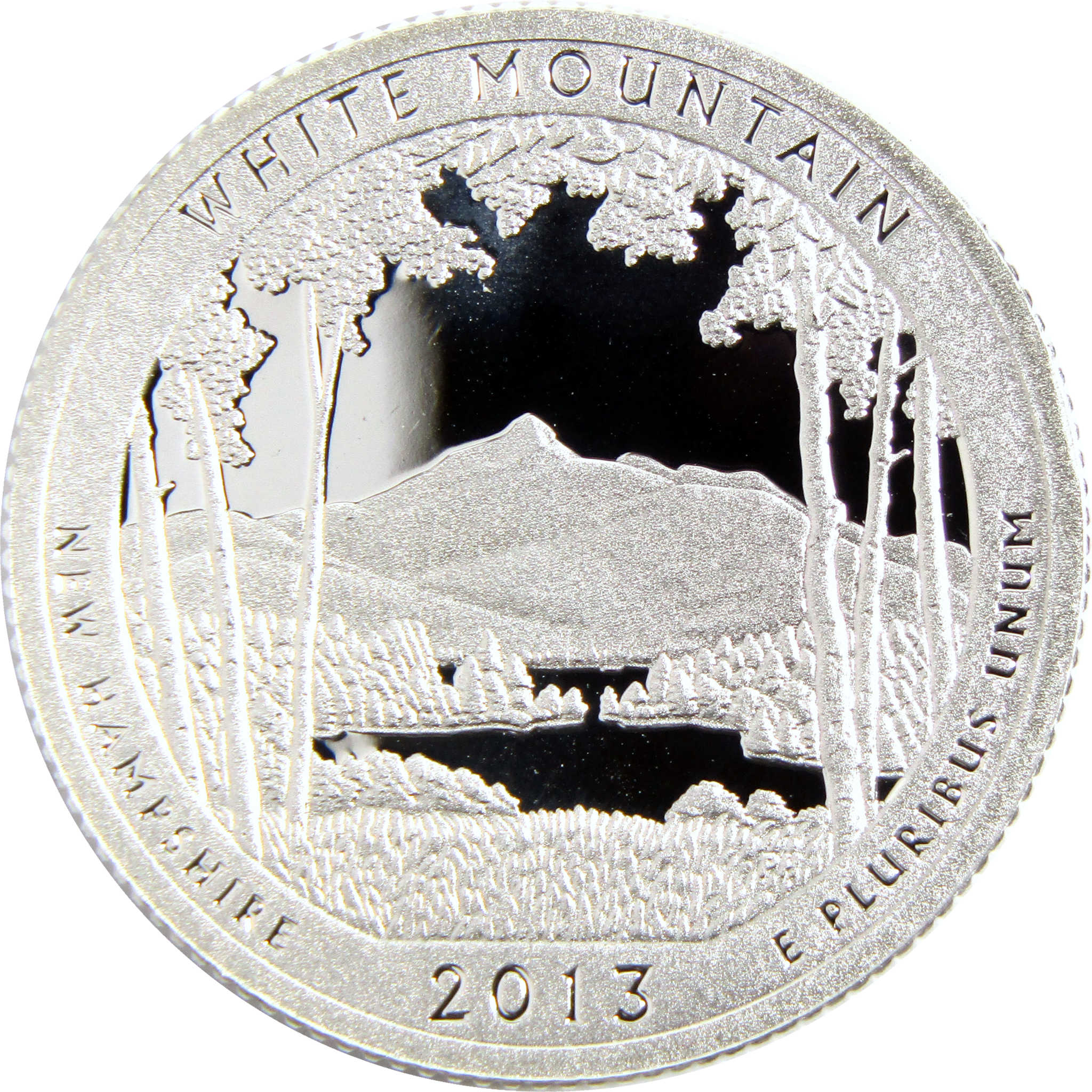 2013 S White Mountain National Forest Quarter Silver Proof 25c