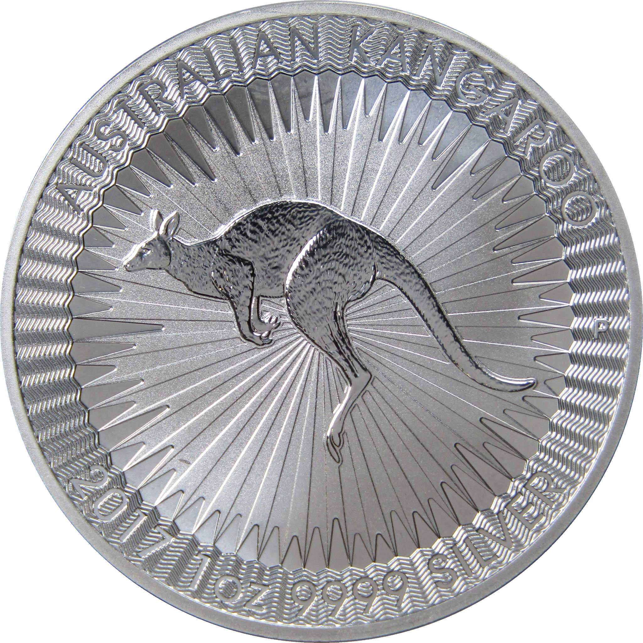 2017 1 Australian Kangaroo 1 oz .9999 Silver Coin BU Brilliant