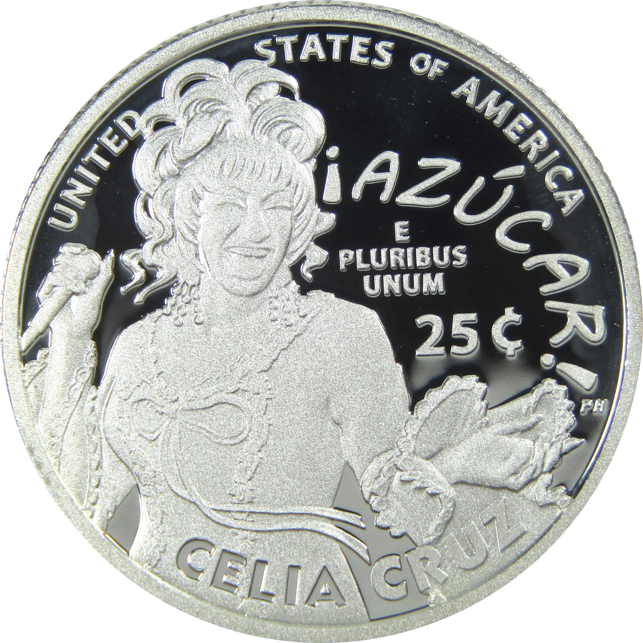 2024 S Celia Cruz American Women Quarter .999 Silver 25c 2024 S Celia Cruz American Women Quarter .999 Silver 25c