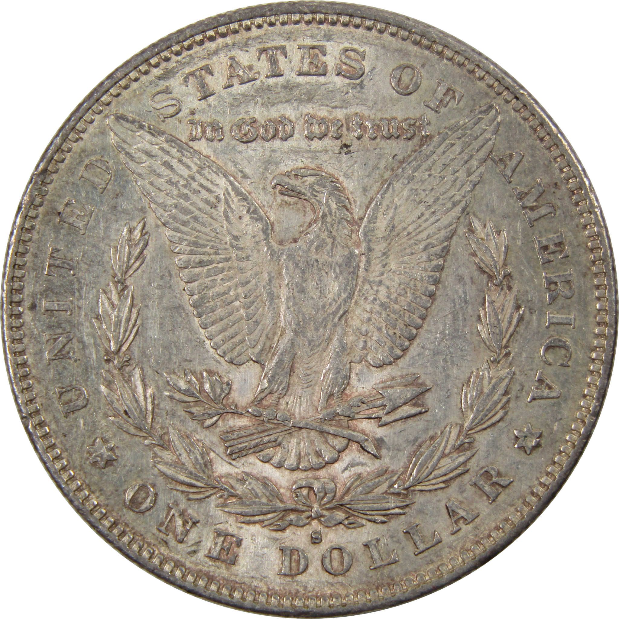 ¥8,000→¥6,000 SALE開催中1880〜1900年古書LA MER 1879 S Rev 78 Morgan Dollar AU About Uncirculated Silver $1