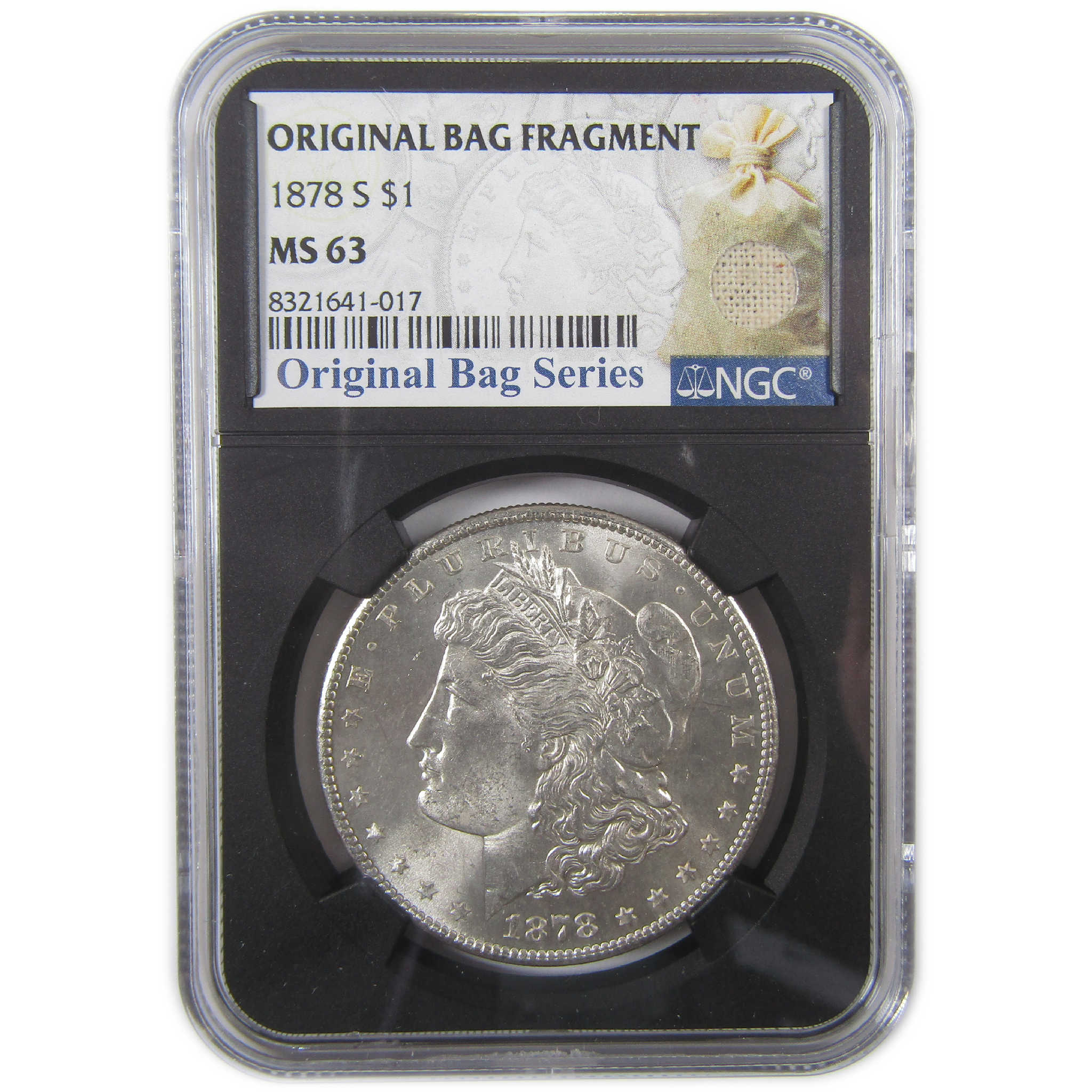 1878 S Morgan Dollar MS 63 NGC Silver Original Bag Fragment SKU