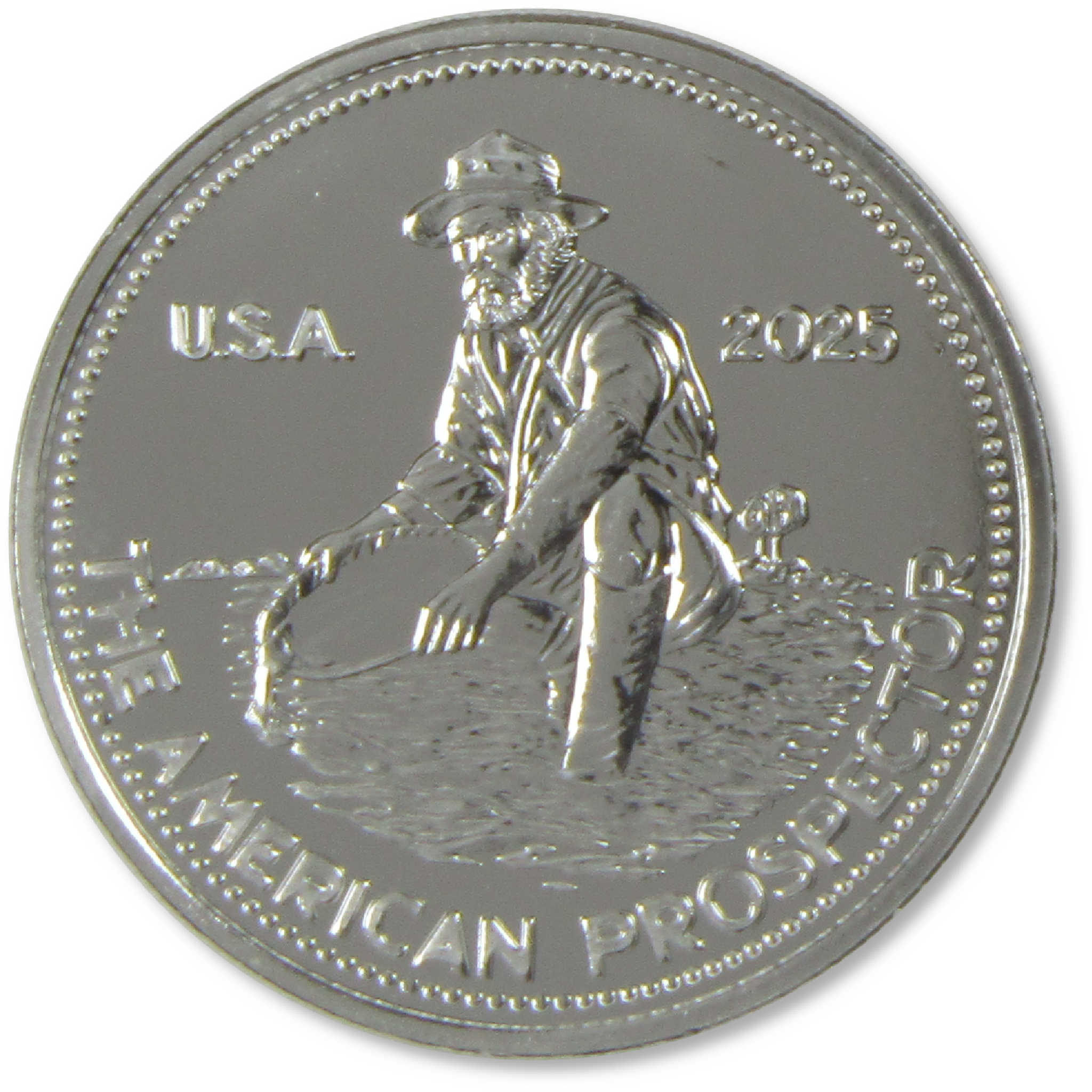AMERICAN PROSPECTER 1オンスシルバー 2025 Engelhard American Prospector 1 oz .999 Silver Round