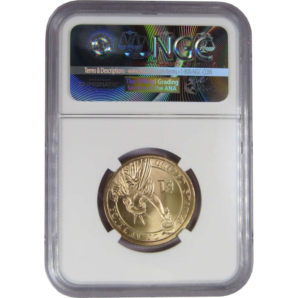 2008 SMS Jackson Presidential Dollar MS 67 NGC Missing Edge