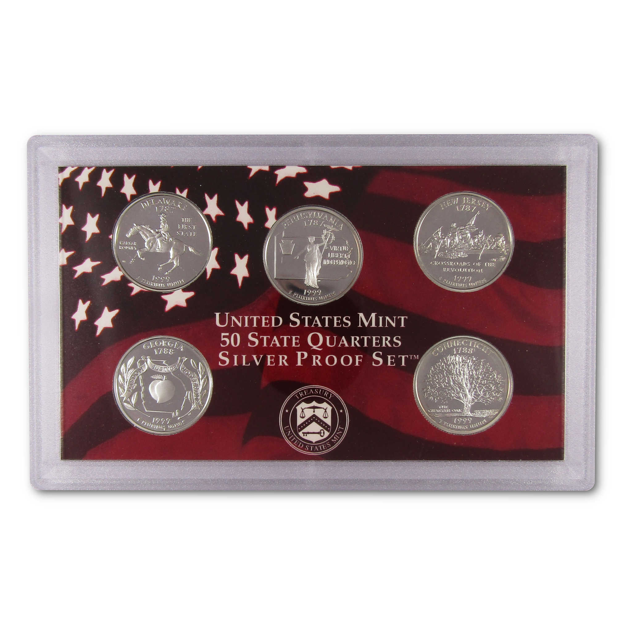 1999 Silver Proof Set U.S. Mint Original Government Packaging OGP