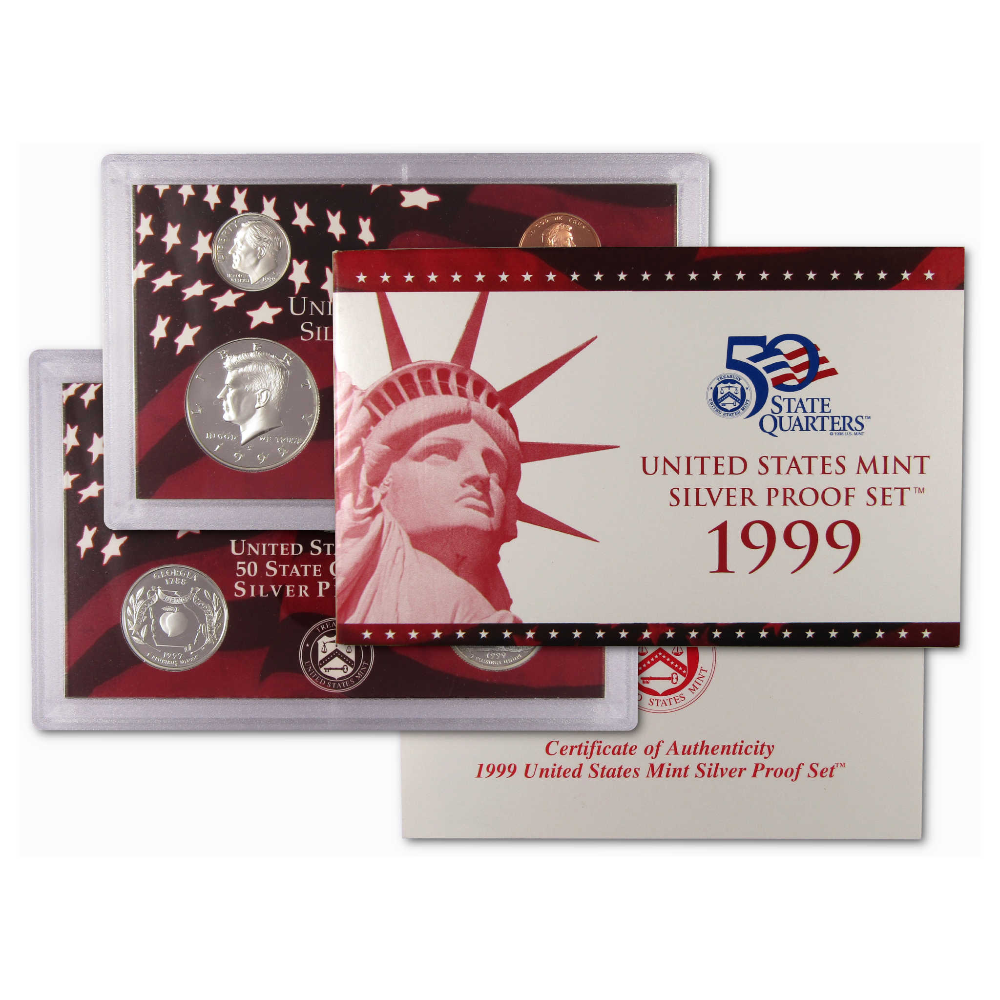 1999 Silver Proof Set U.S. Mint Original Government Packaging OGP