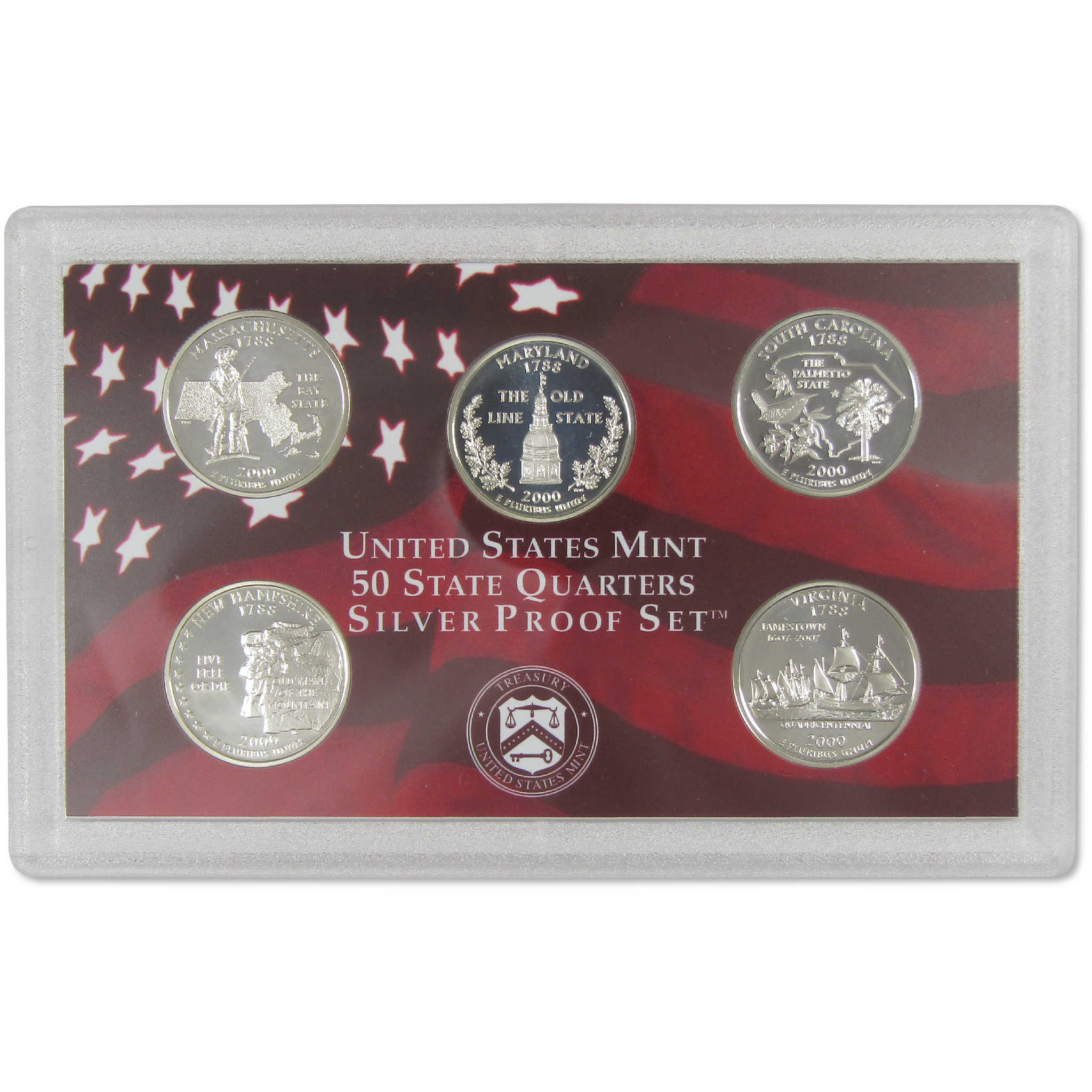 2000 Silver Proof Set U.S. Mint Original Government Packaging OGP