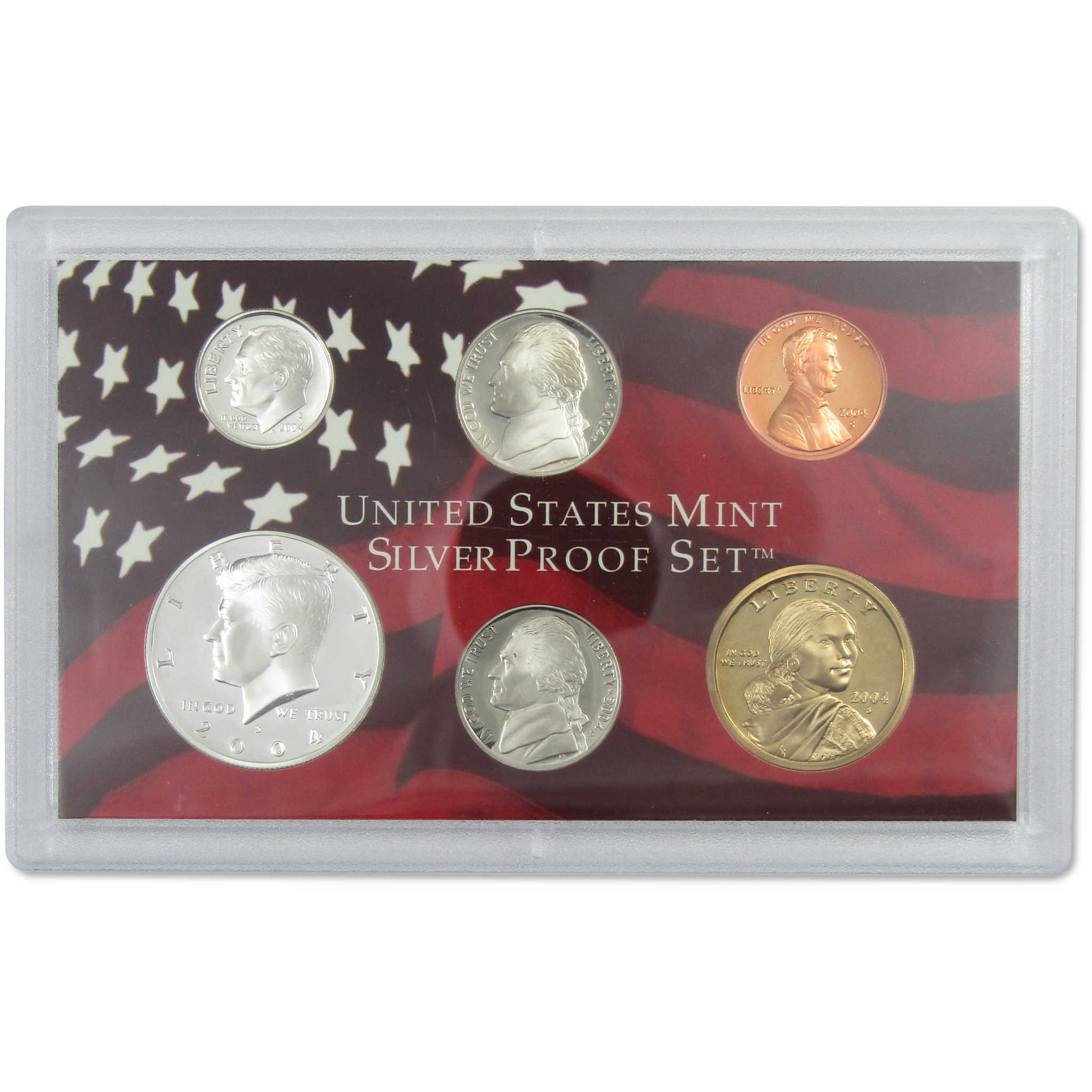 2004 Silver Proof Set U.S. Mint Original Government
