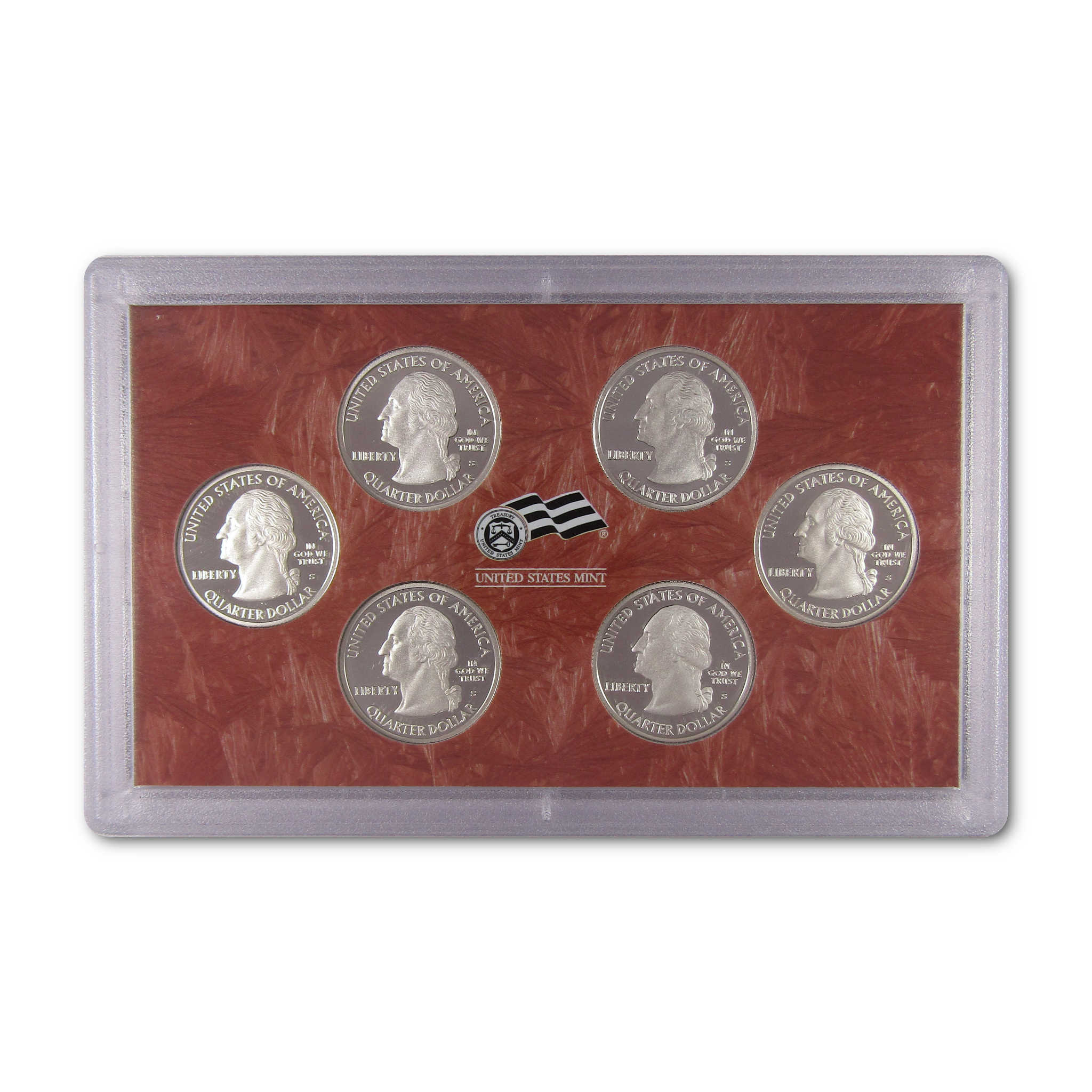 2009 D.C. & U.S Territories Quarter Silver Proof Set U.S. Mint OGP