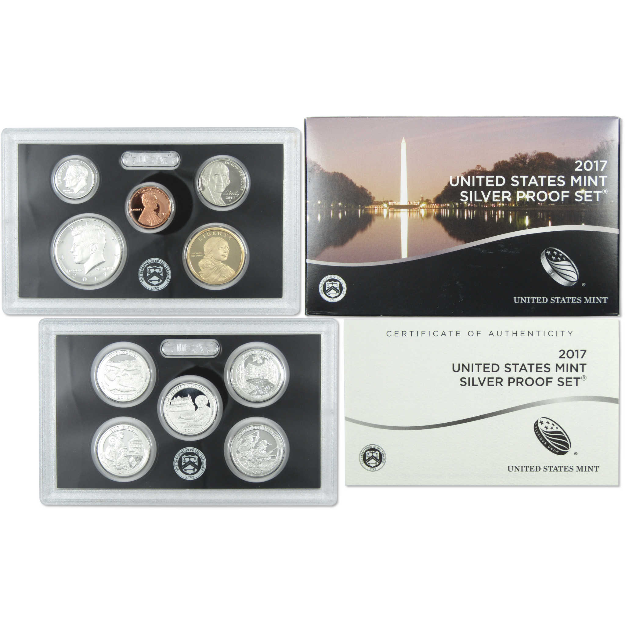 2017 Silver Proof Set U.S. Mint Original Government Packaging OGP
