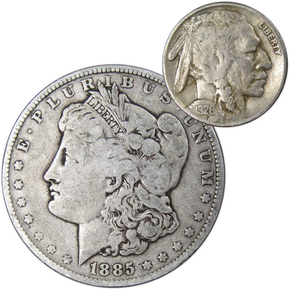 D Buffalo Nickel 5c Cent Very Good VG Condition 1926