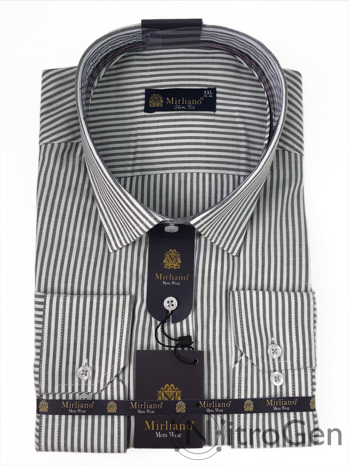Men's Long Sleeve Dress Shirt Slim Fit 