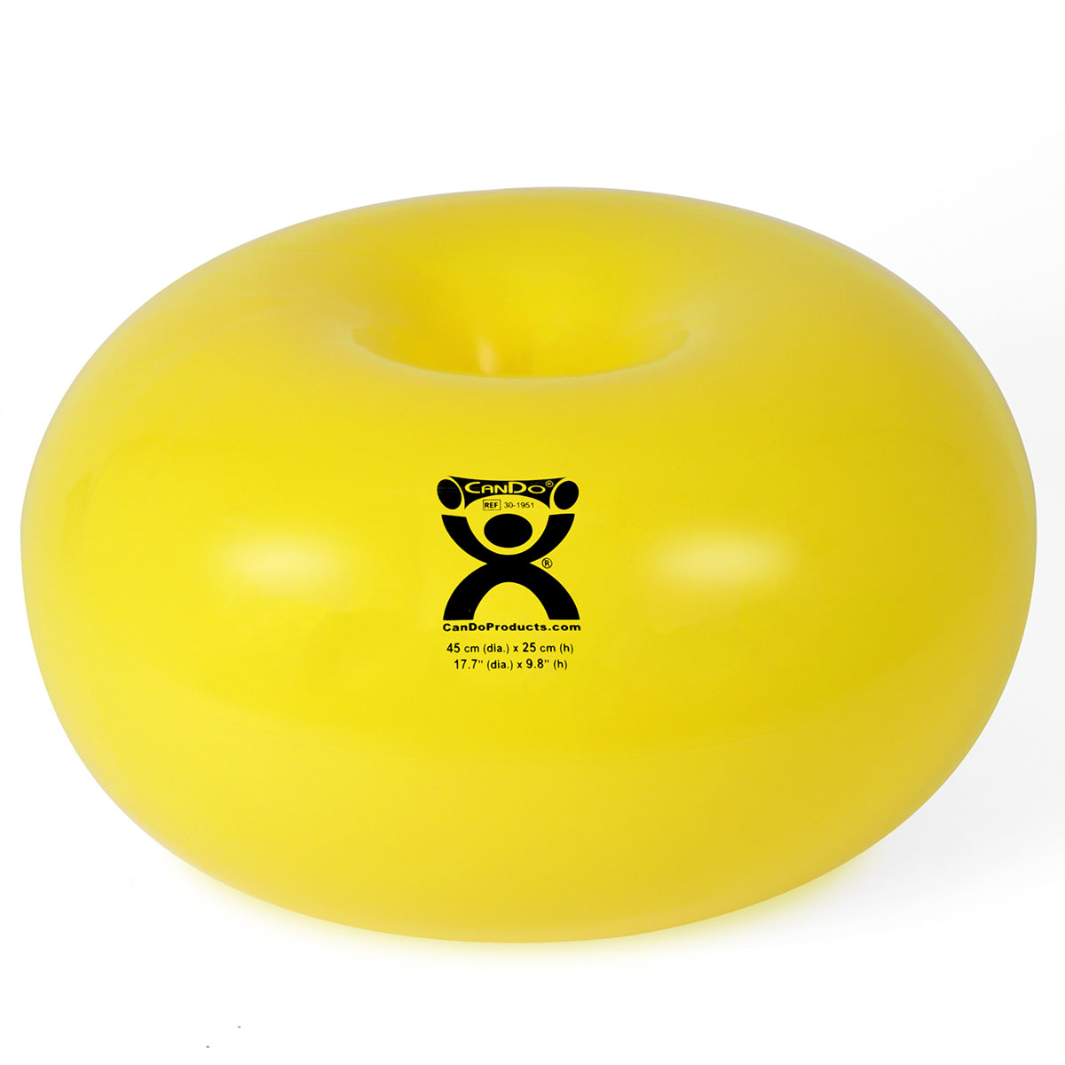 CanDo Donut Ball - Yellow - 18