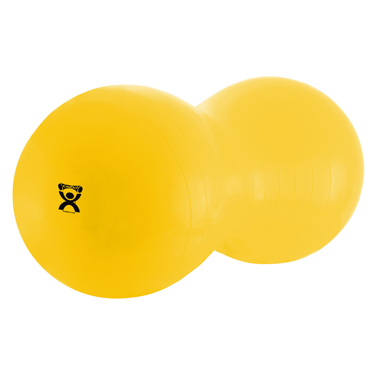 CanDo Inflatable Exercise Saddle Roll - Yellow - 16