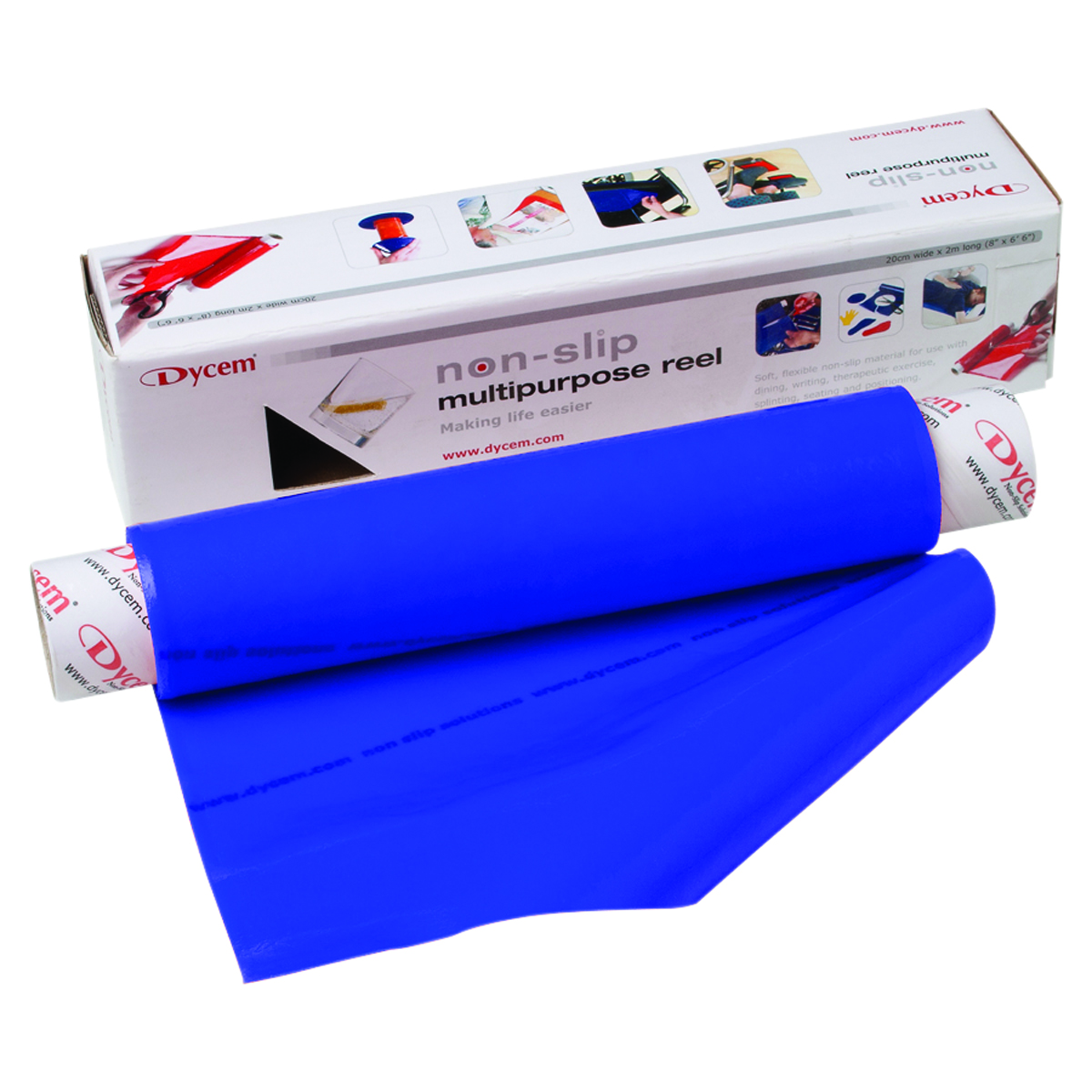 Dycem Non-Slip Material, Roll, 8 inch x 6-1/2 foot - Picture 2 of 10