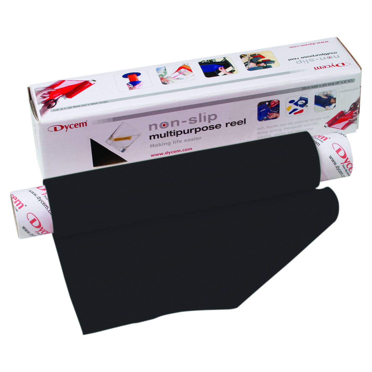 Dycem Non-Slip Material, Roll, 8 inch x 6-1/2 foot - Picture 3 of 10