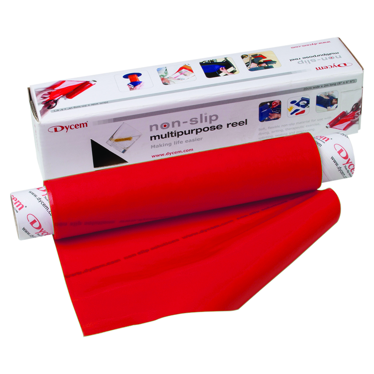 Dycem Non-Slip Material, Roll, 8 inch x 6-1/2 foot - Picture 7 of 10