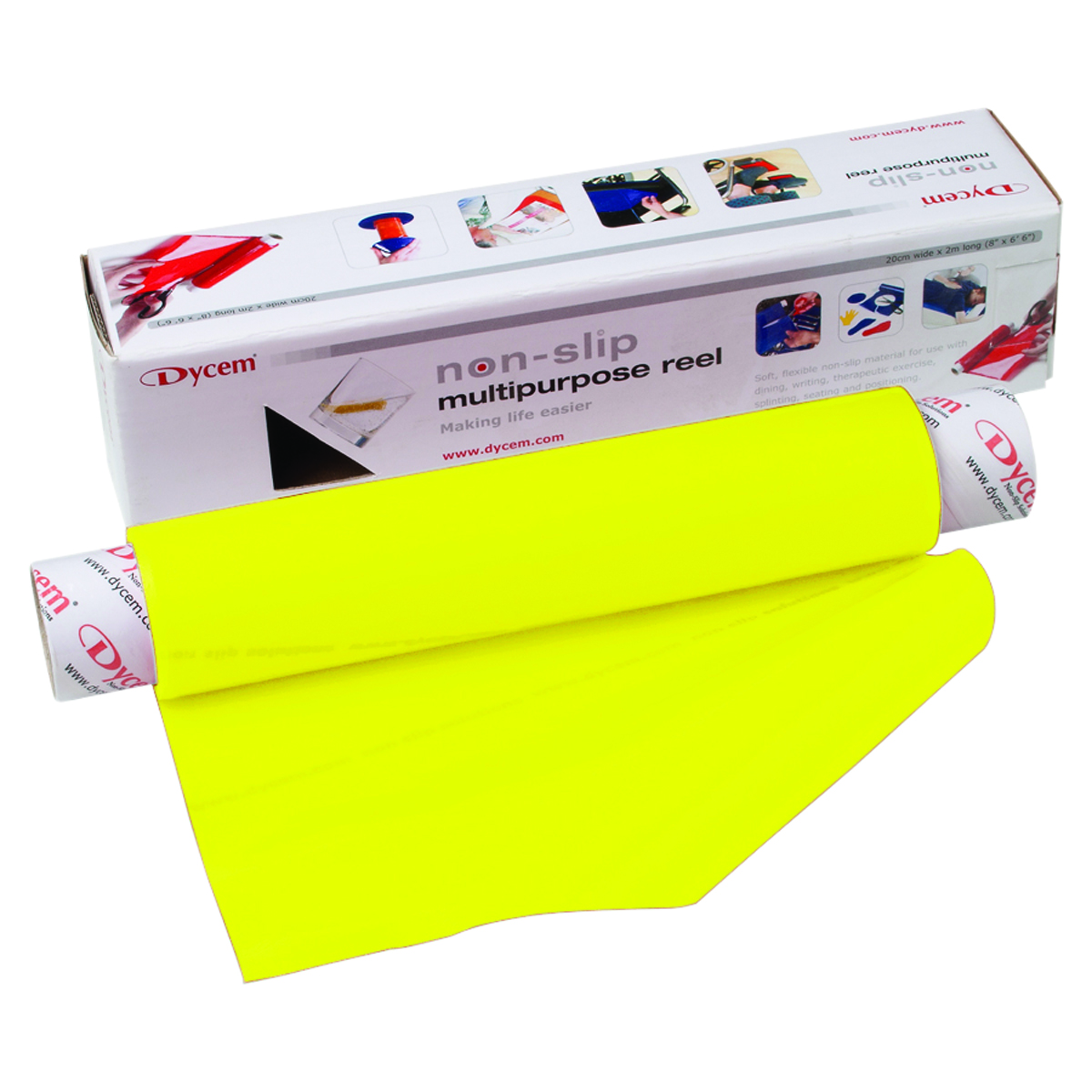 Dycem Non-Slip Material, Roll, 8 inch x 6-1/2 foot - Picture 10 of 10