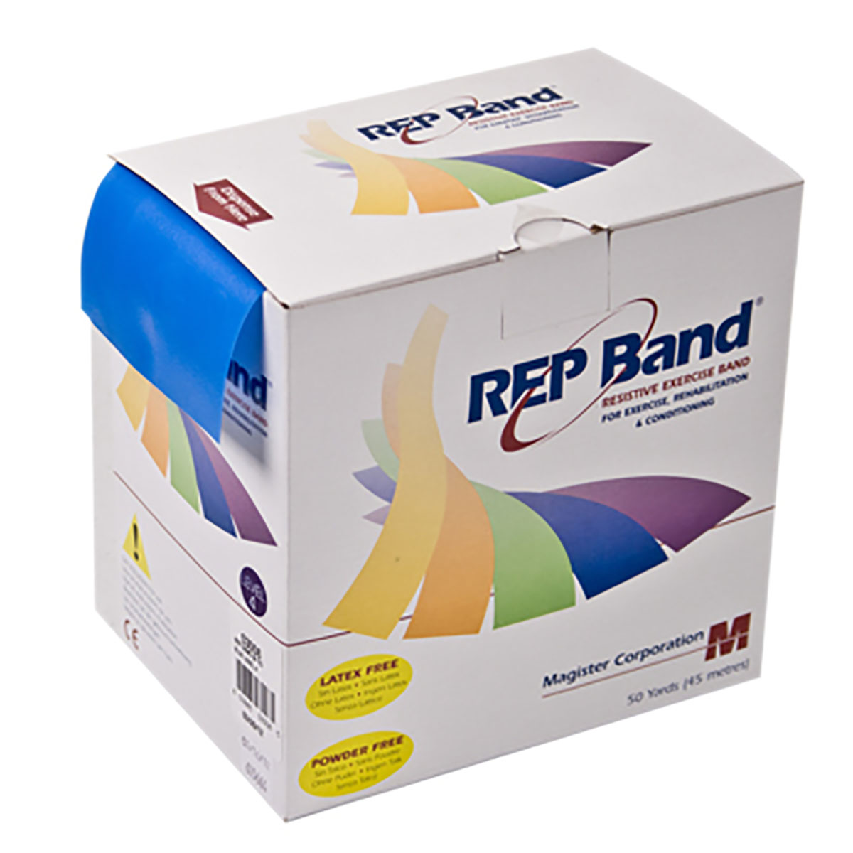 Rep Band Twin-pak - Latex-free - 100 Yard ((2 X 50 yd Boxes) Blueberry, Level 4