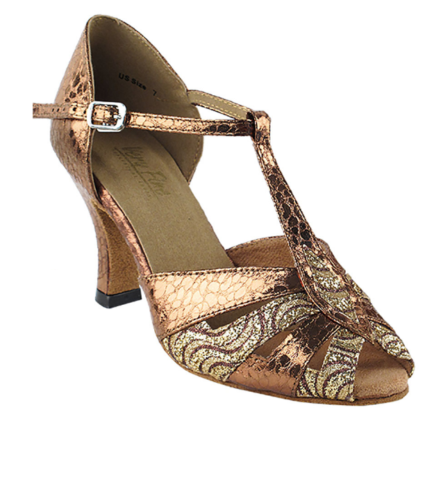 Very Fine Classic Series 2702 Ladies Latin, Rhythm, Salsa, Wedding Dance Shoes - Picture 13 of 16