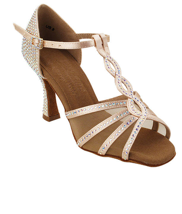 Very Fine Ladies Latin, Rhythm, Salsa Dance Shoes - Crystal Collection S1009CC - Picture 13 of 15