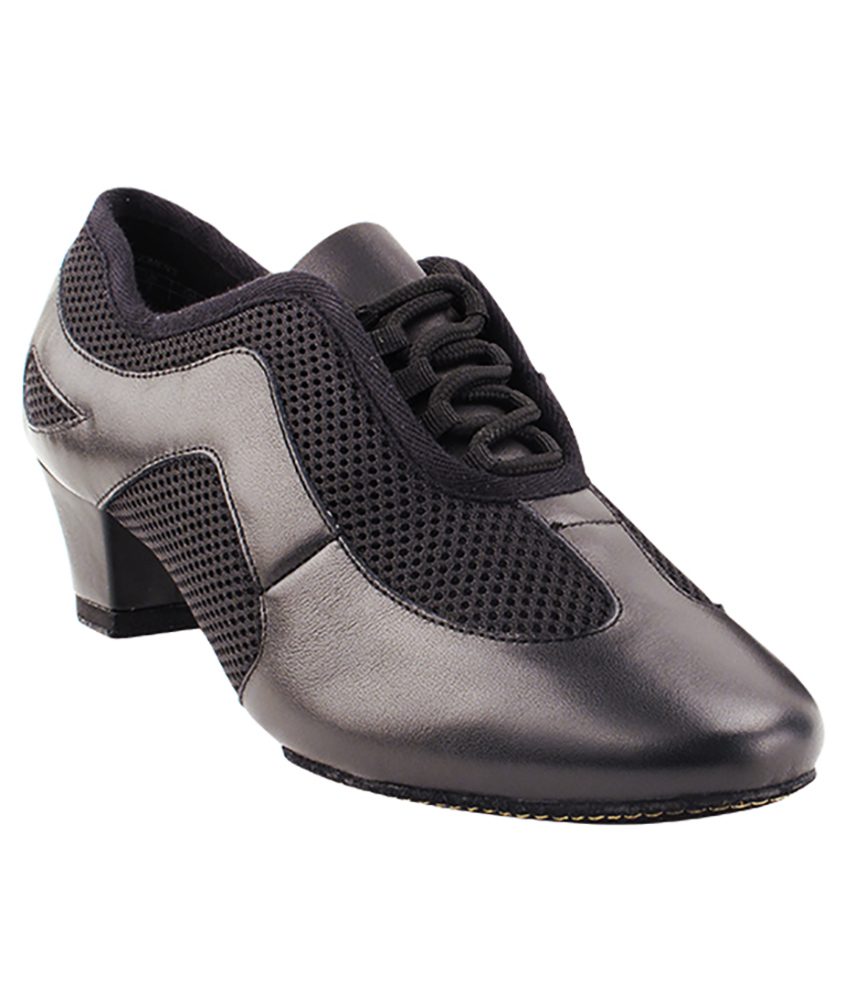 Sehr feine Damen Ballsaal Übung niedriger Absatz Tanzschuhe CD702BBX in schwarz - Bild 8 von 14