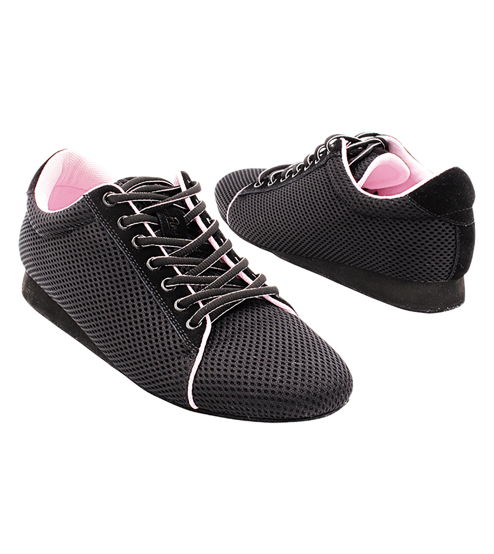 Sehr feine Damen Übungstanzschuhe Sera708BBX - schwarz pink, 0,5” Absatz - Bild 9 von 19