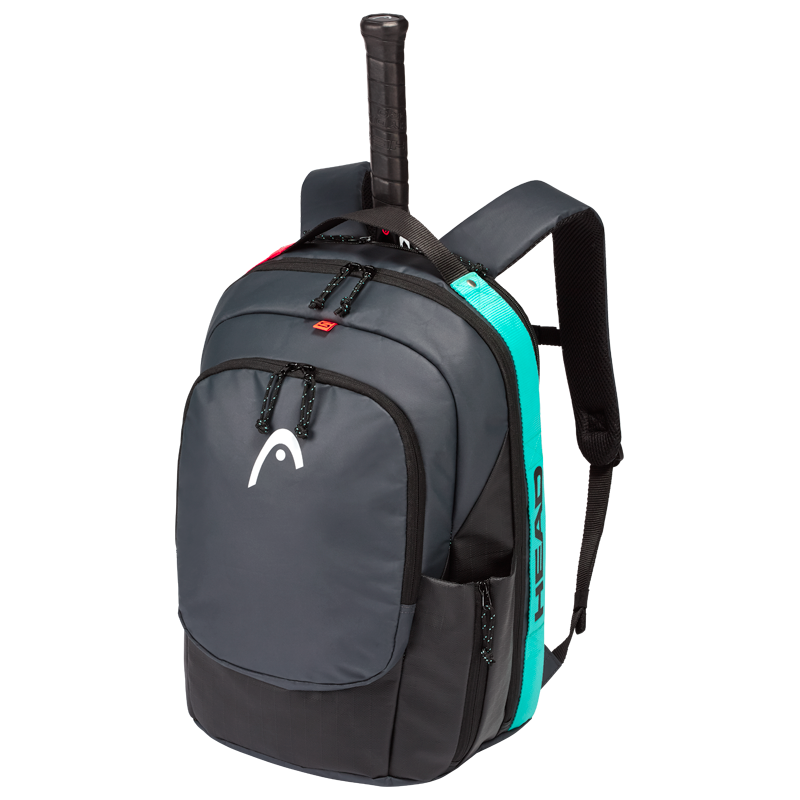 HEAD Gravity Racquet Backpack (Black/Teal) Authorized Dealer w
