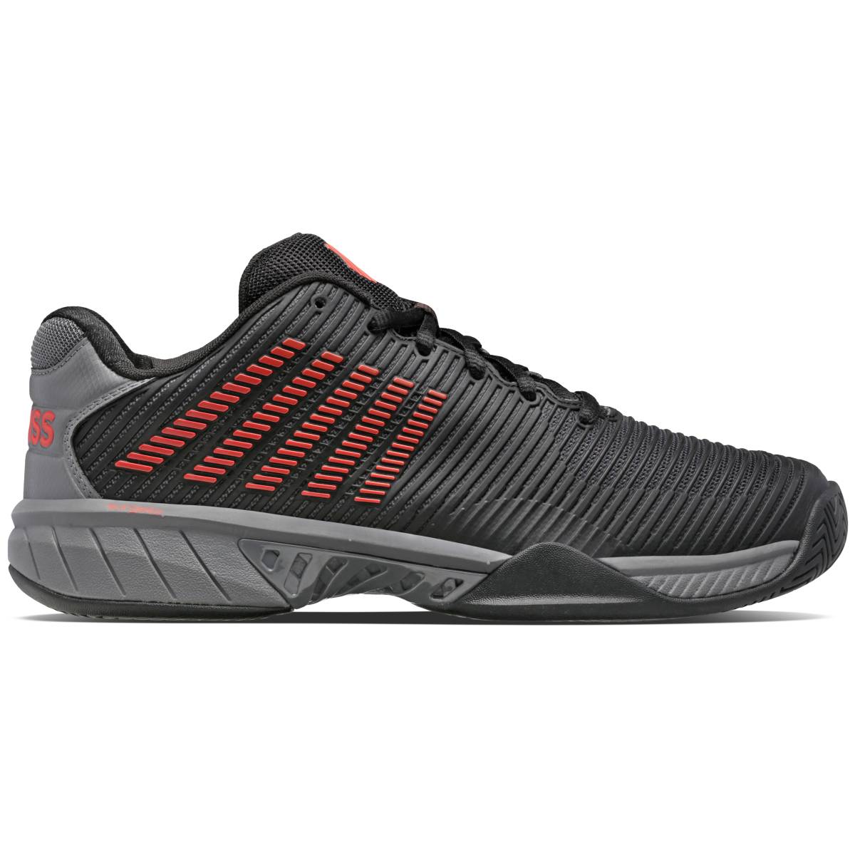 Мужские теннисные туфли K-Swiss Hypercourt Express 2 черныйсерыйТемно-оранжевый 21090₽