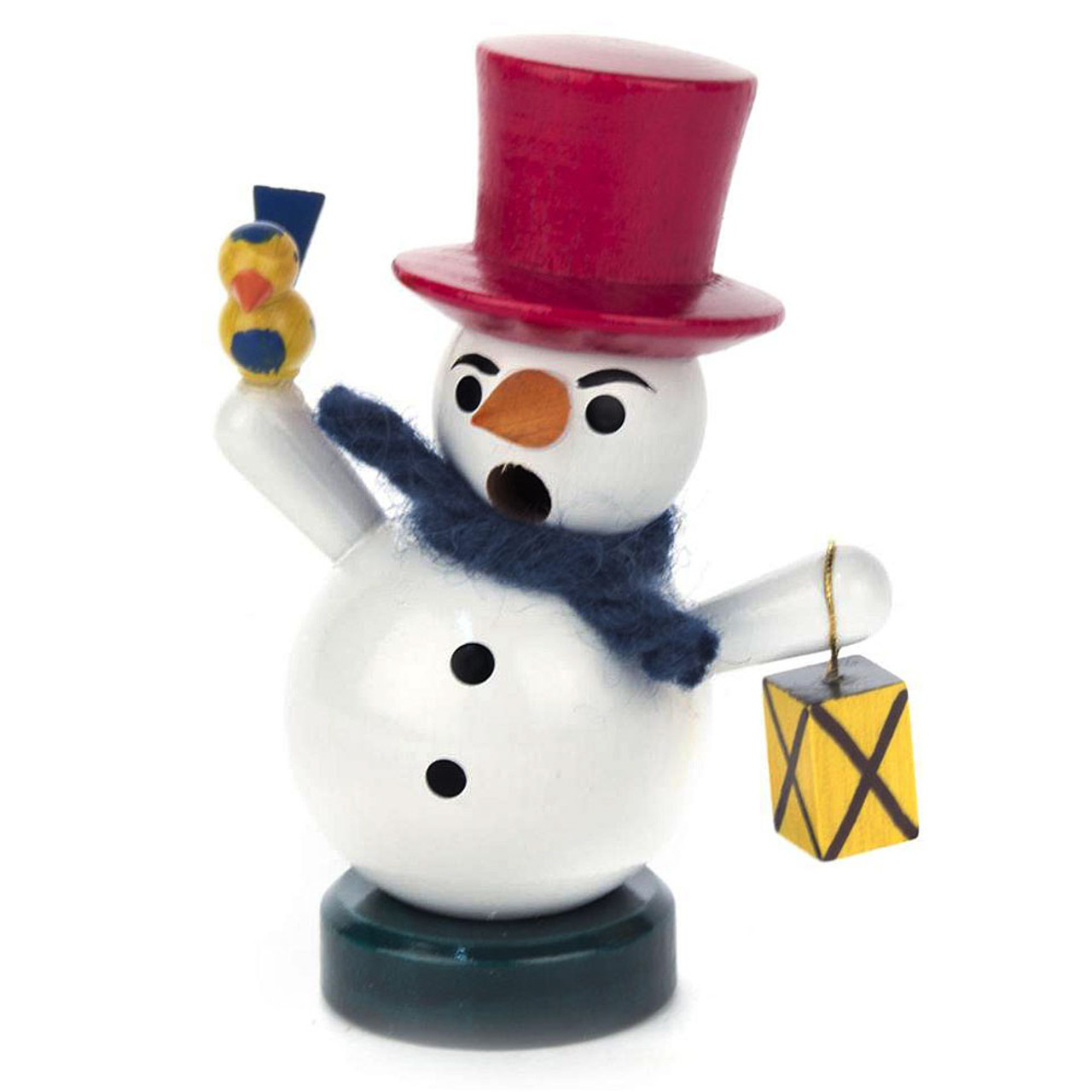 Mini Snowman Bird Smoker | 3.5 Inches