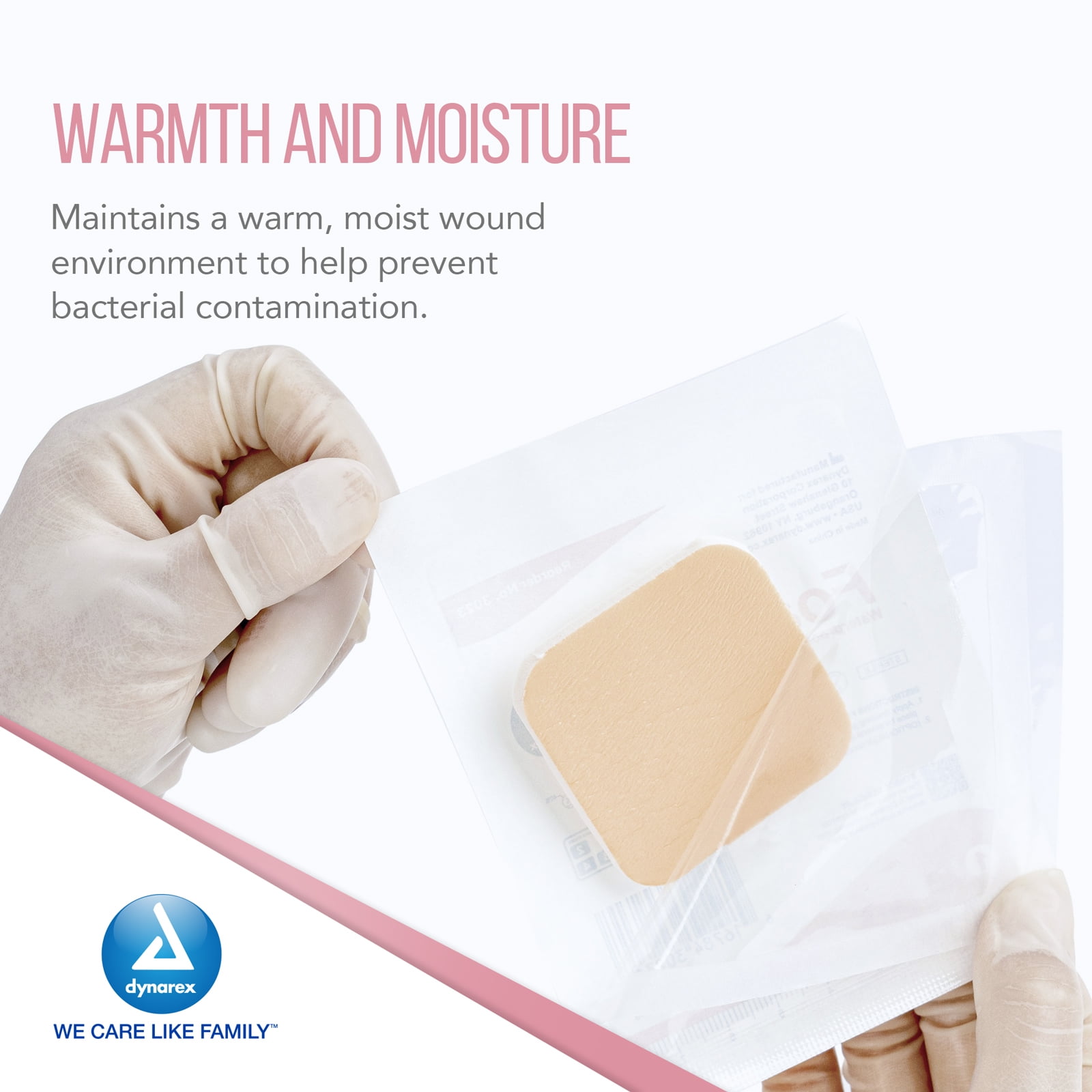 Dynarex FoamFlex Foam Dressings Non-Adhesive Waterproof Sterile 120/Case - Picture 10 of 24