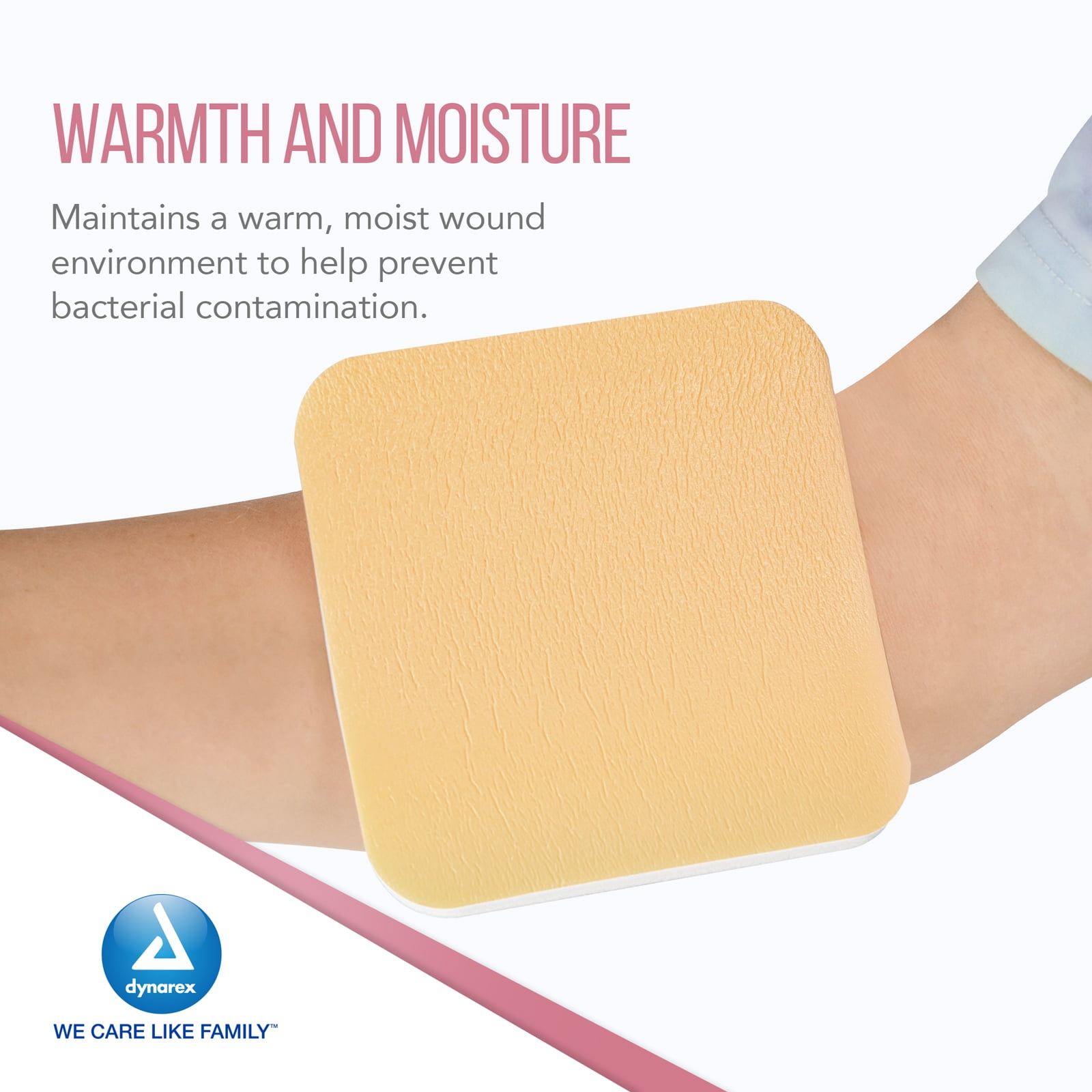 Dynarex FoamFlex Foam Dressings Non-Adhesive Waterproof Sterile 120/Case - Picture 16 of 24