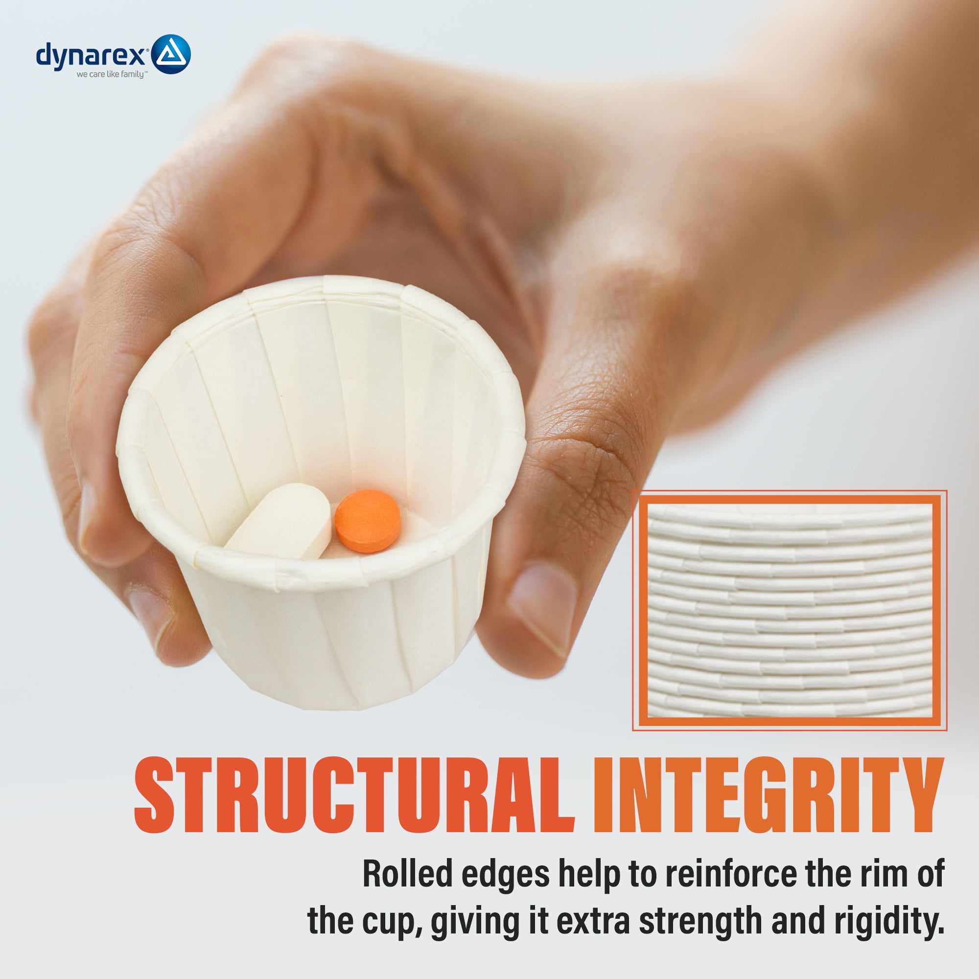 Dynarex Disposable Paper Souffle Cups 3.5–0.5 oz Food-Safe Paper Cups 5000/case - Picture 24 of 35