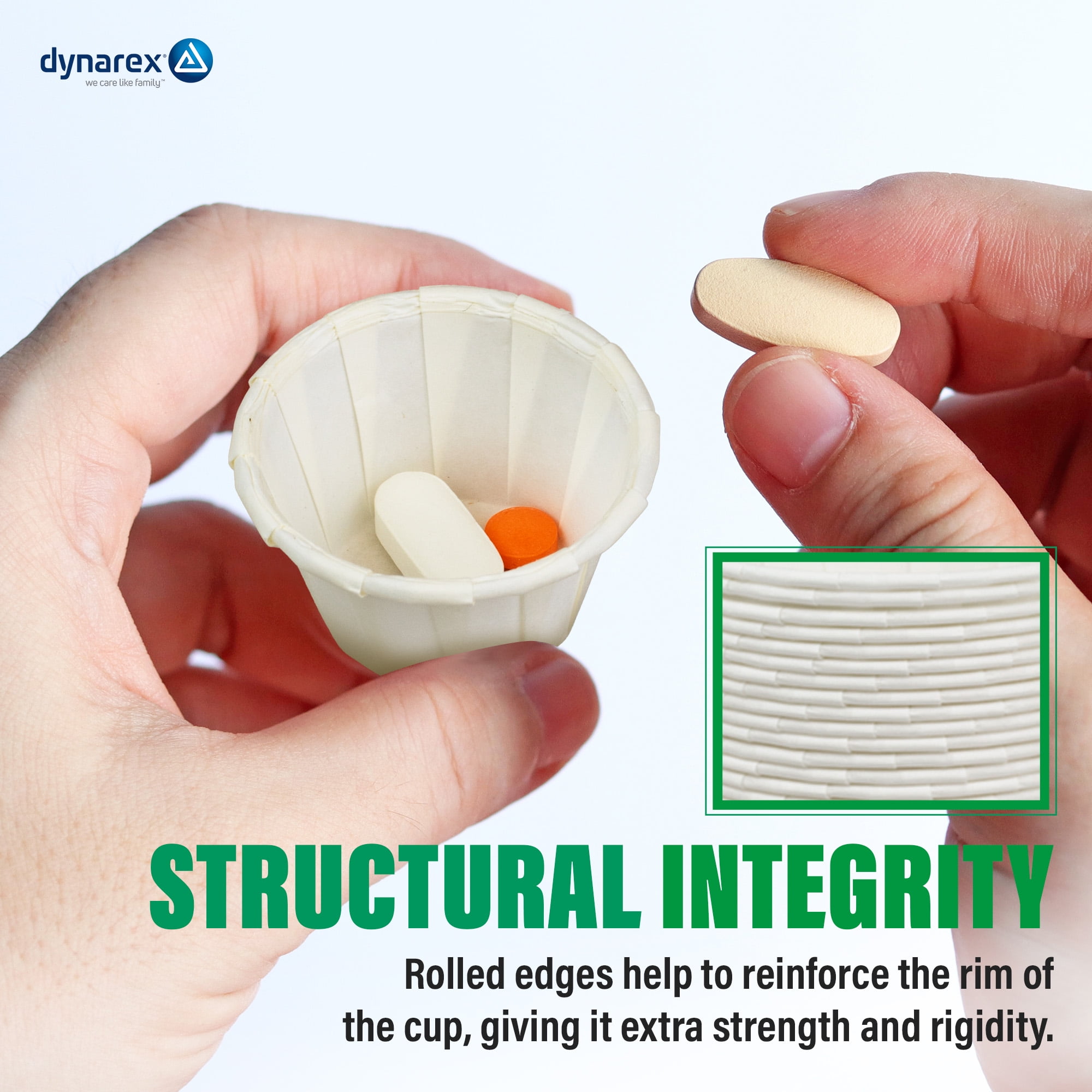 Dynarex Disposable Paper Souffle Cups 3.5–0.5 oz Food-Safe Paper Cups 5000/case - Picture 31 of 35