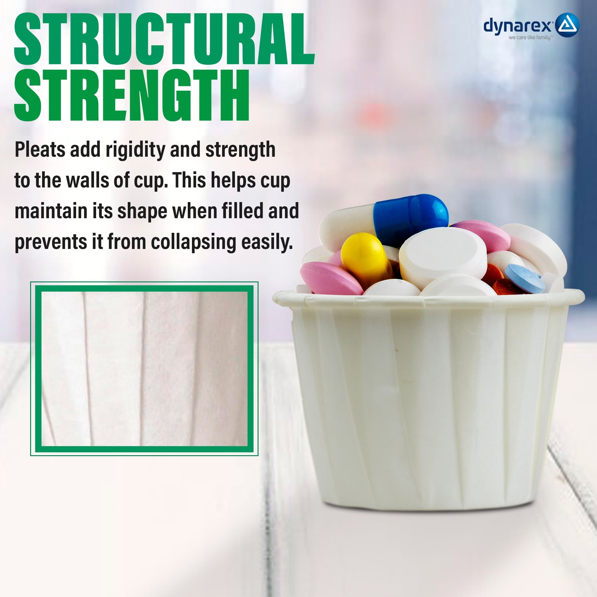 Dynarex Disposable Paper Souffle Cups 3.5–0.5 oz Food-Safe Paper Cups 5000/case - Picture 32 of 35
