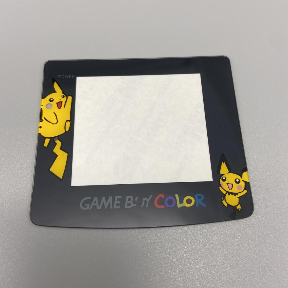 Pokemon Glass Lens Screen Replacement For Game Boy Color GBC - Black