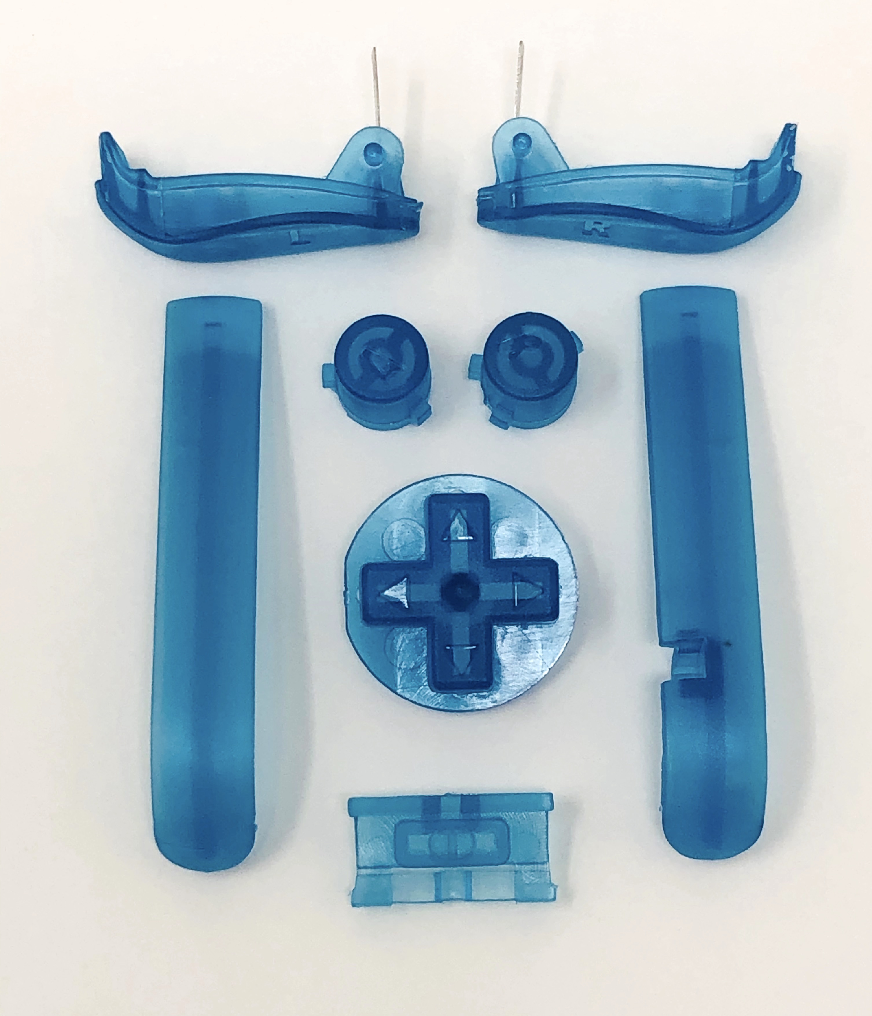 Pulsanti di ricambio GBA Game Boy Advance (trasparente) - Foto 4 di 12