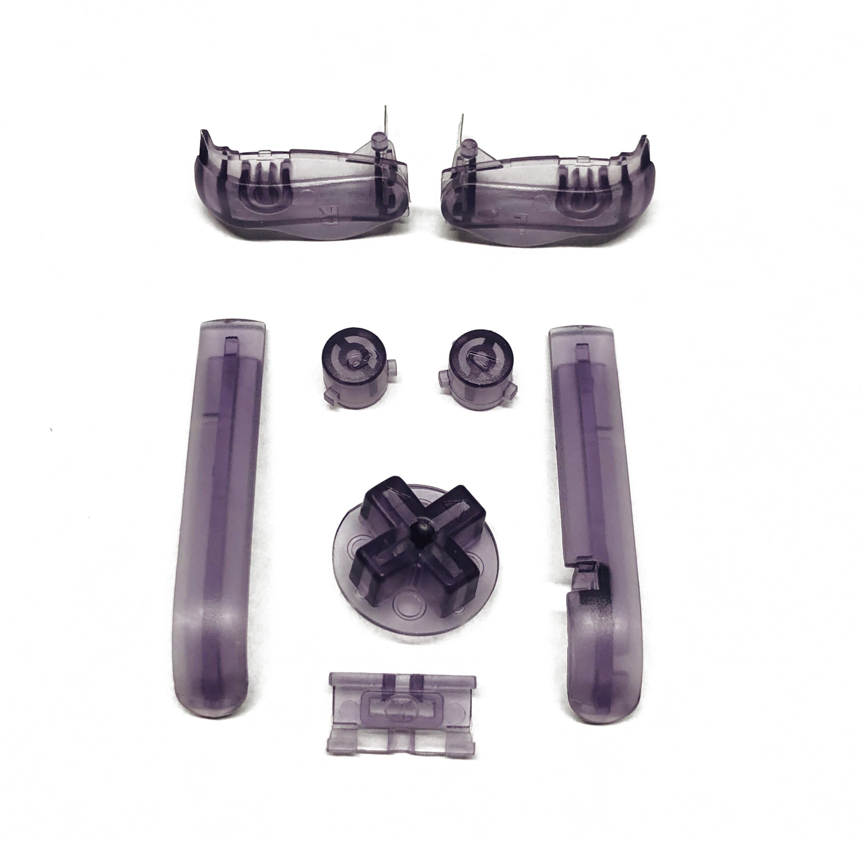 Pulsanti di ricambio GBA Game Boy Advance (trasparente) - Foto 8 di 12