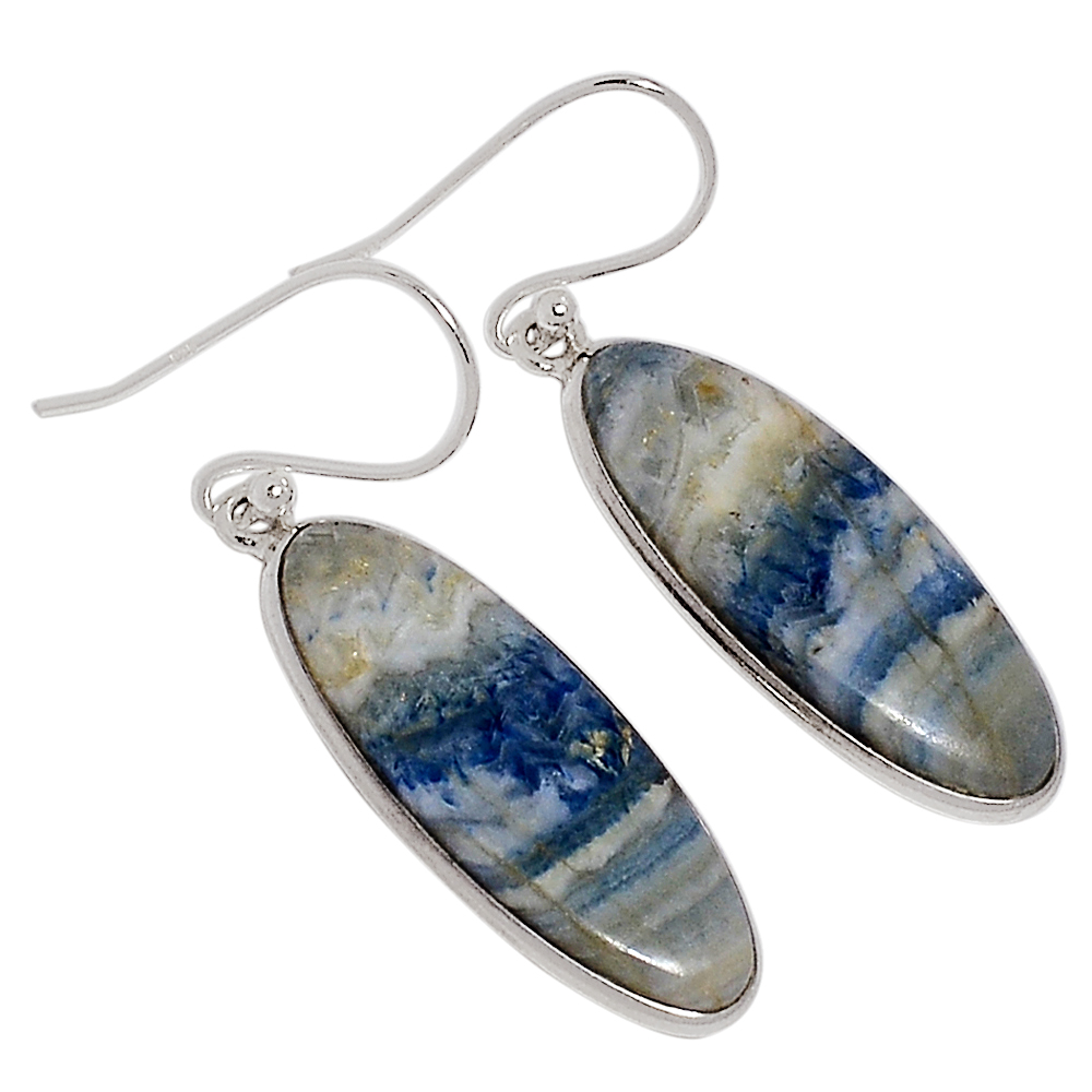 BB NATURAL ABALONE EARRINGS SOLID 925 STERLING SILVER