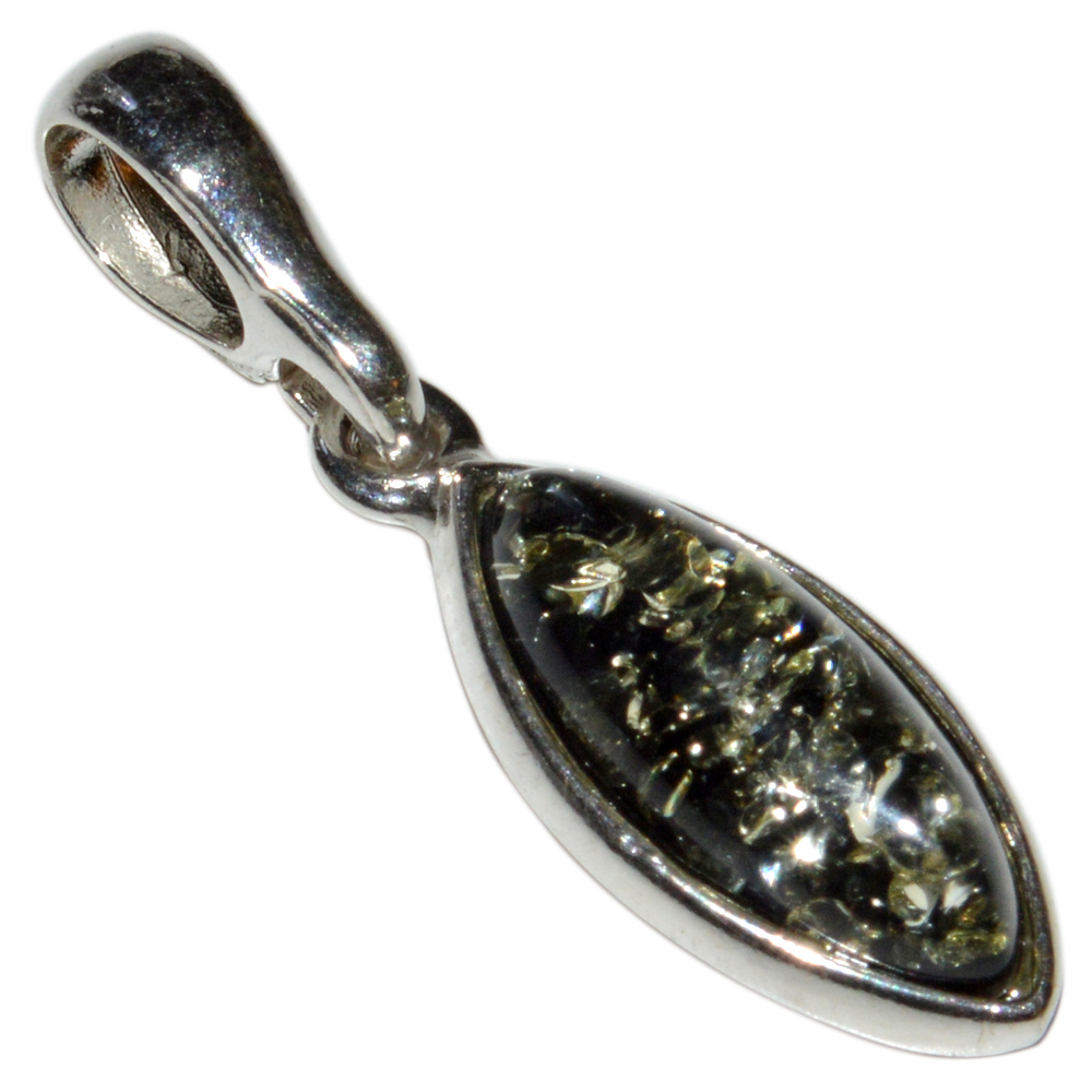 3.04g Duck Authentic Baltic Amber 925 Sterling Silver Pendant Jewelry N-A591